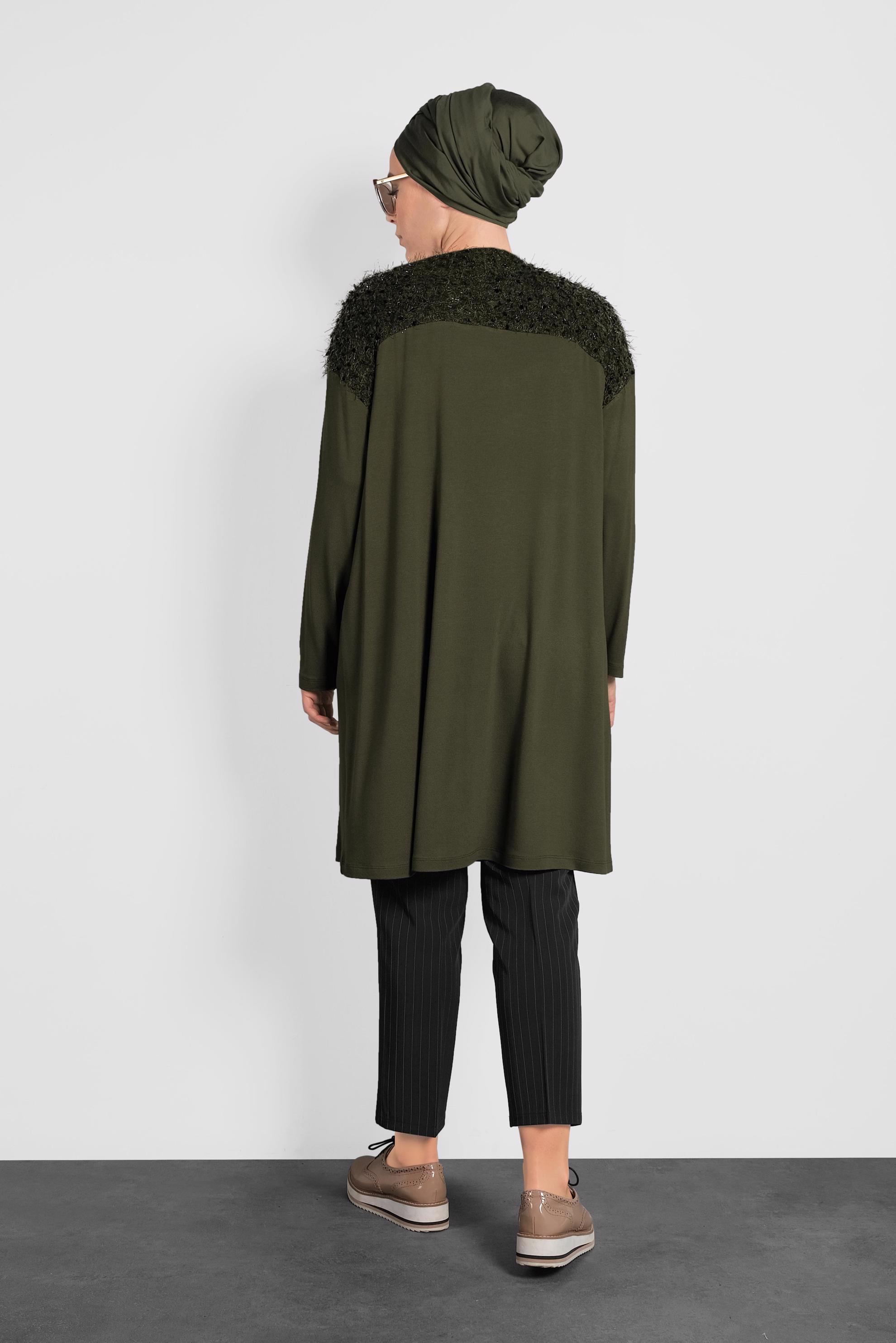 Hijab clothing BLACK STRIPPED PANTS 70036