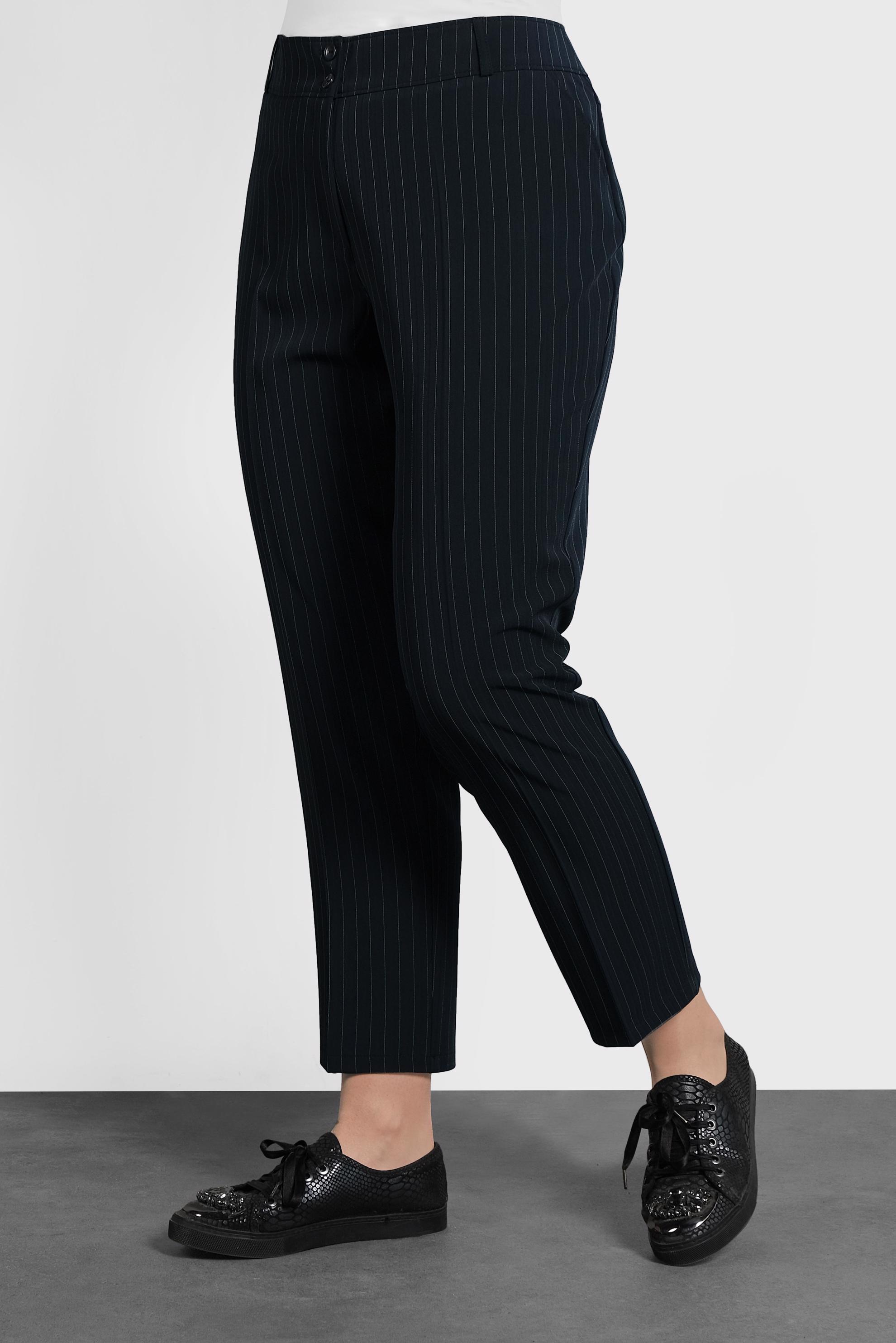 Hijab clothing NAVY BLUE STRIPPED PANTS 70036
