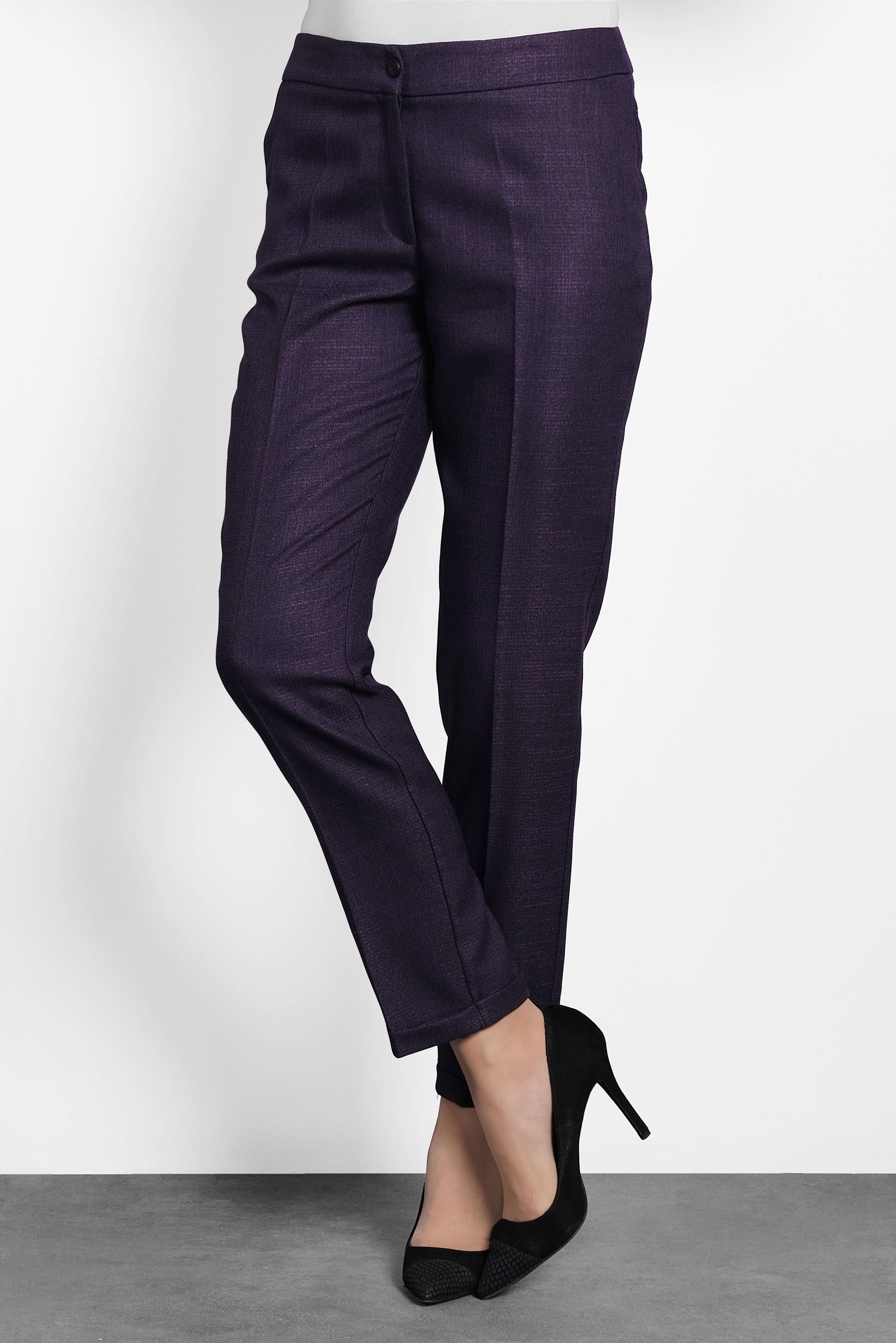 Tesettür giyim MOR ARA BEL BORU PAÇA PANTOLON 70011-1