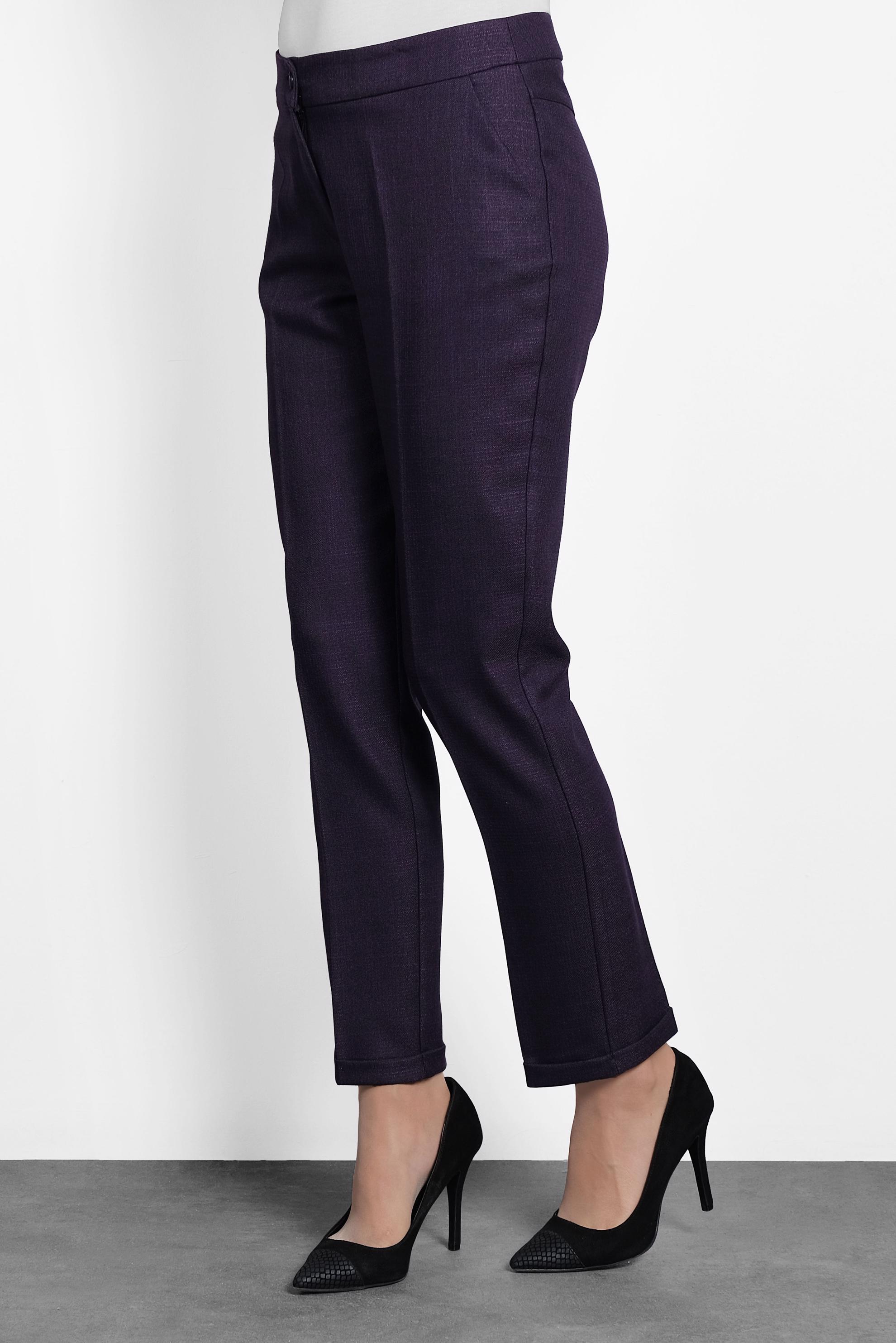 Tesettür giyim MOR ARA BEL BORU PAÇA PANTOLON 70011-1