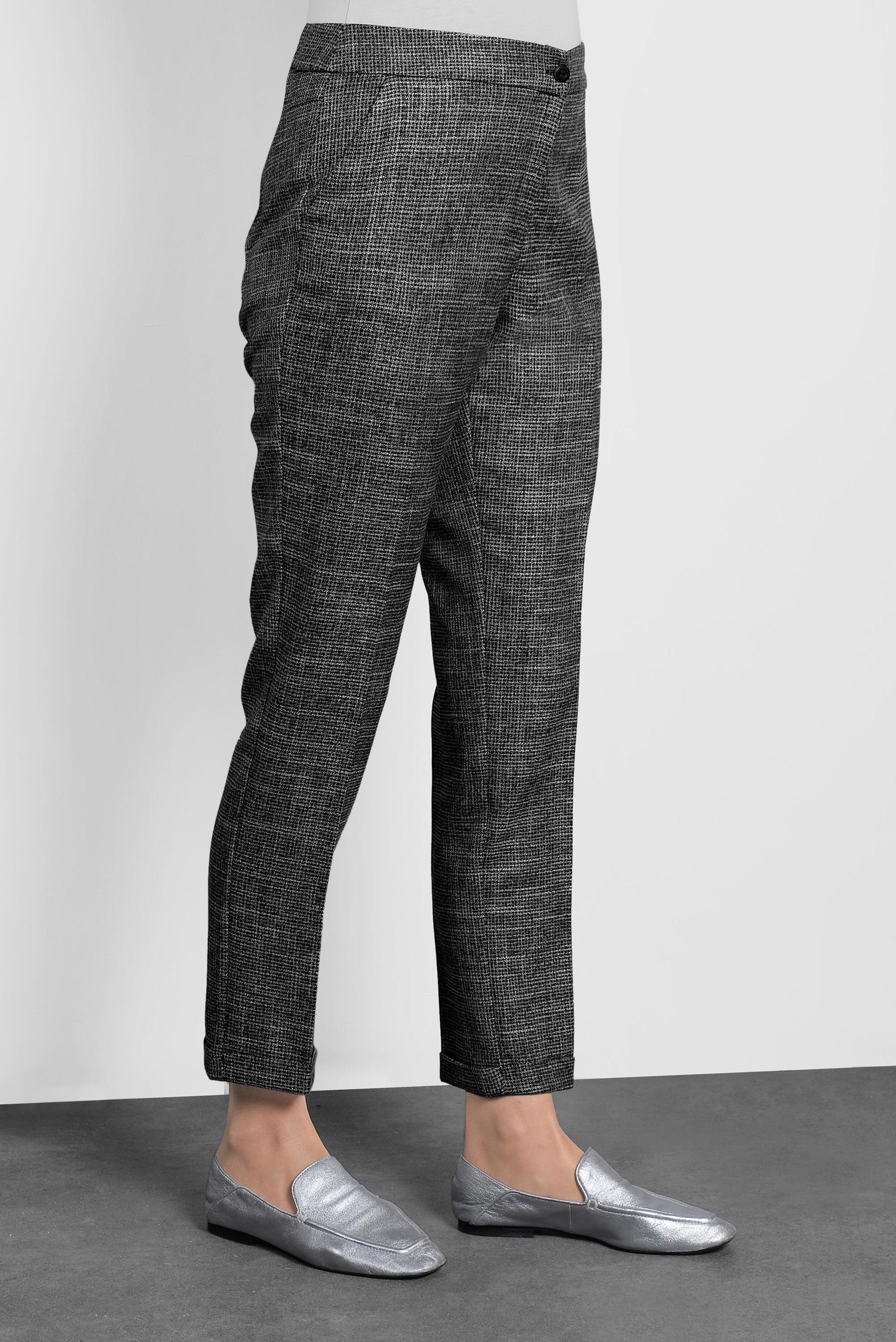 Tesettür giyim SİYAH ARA BEL BORU PAÇA PANTOLON 70011-1