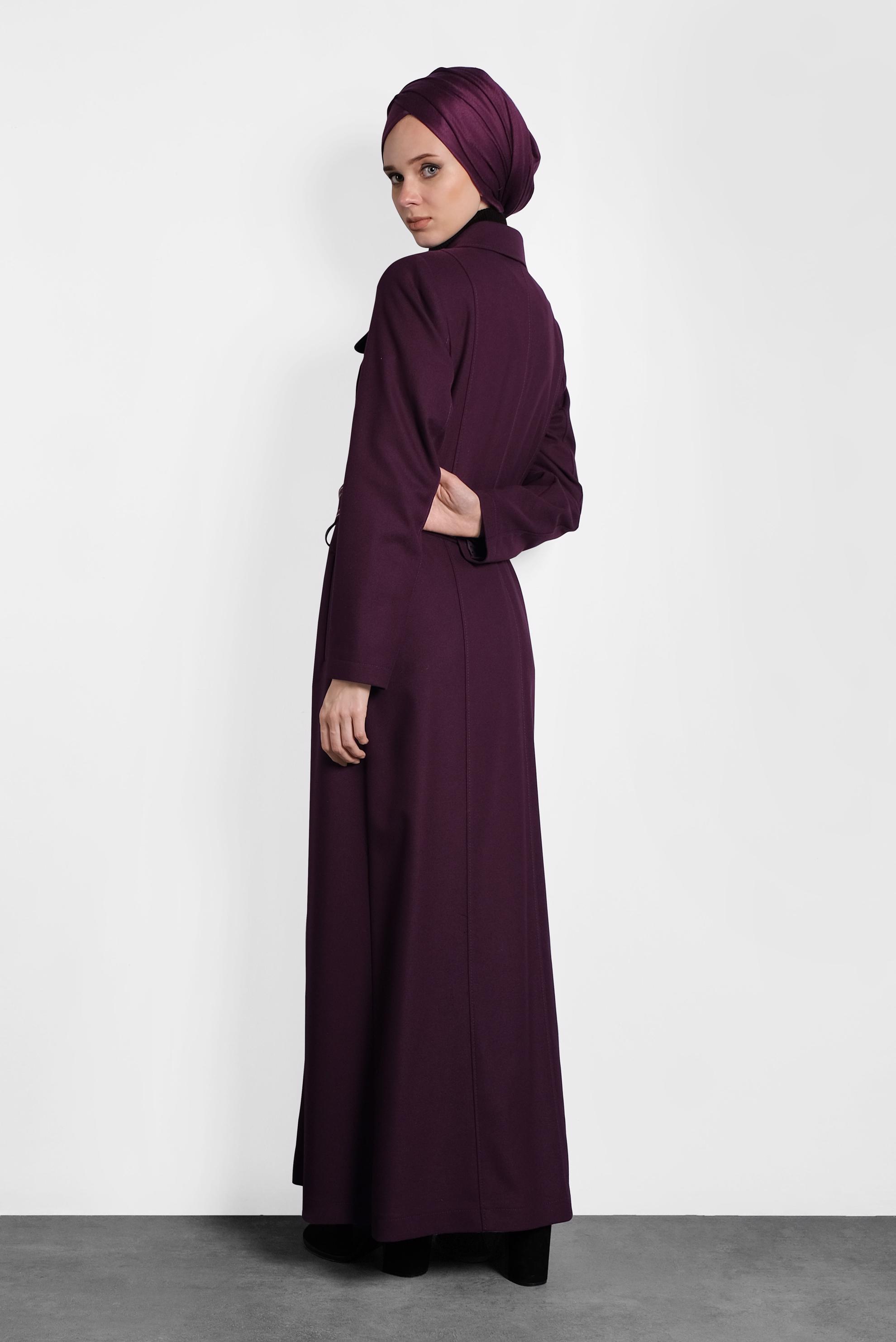 Hijab clothing DAMSON EMBROIDERED TOPCOAT 10010 