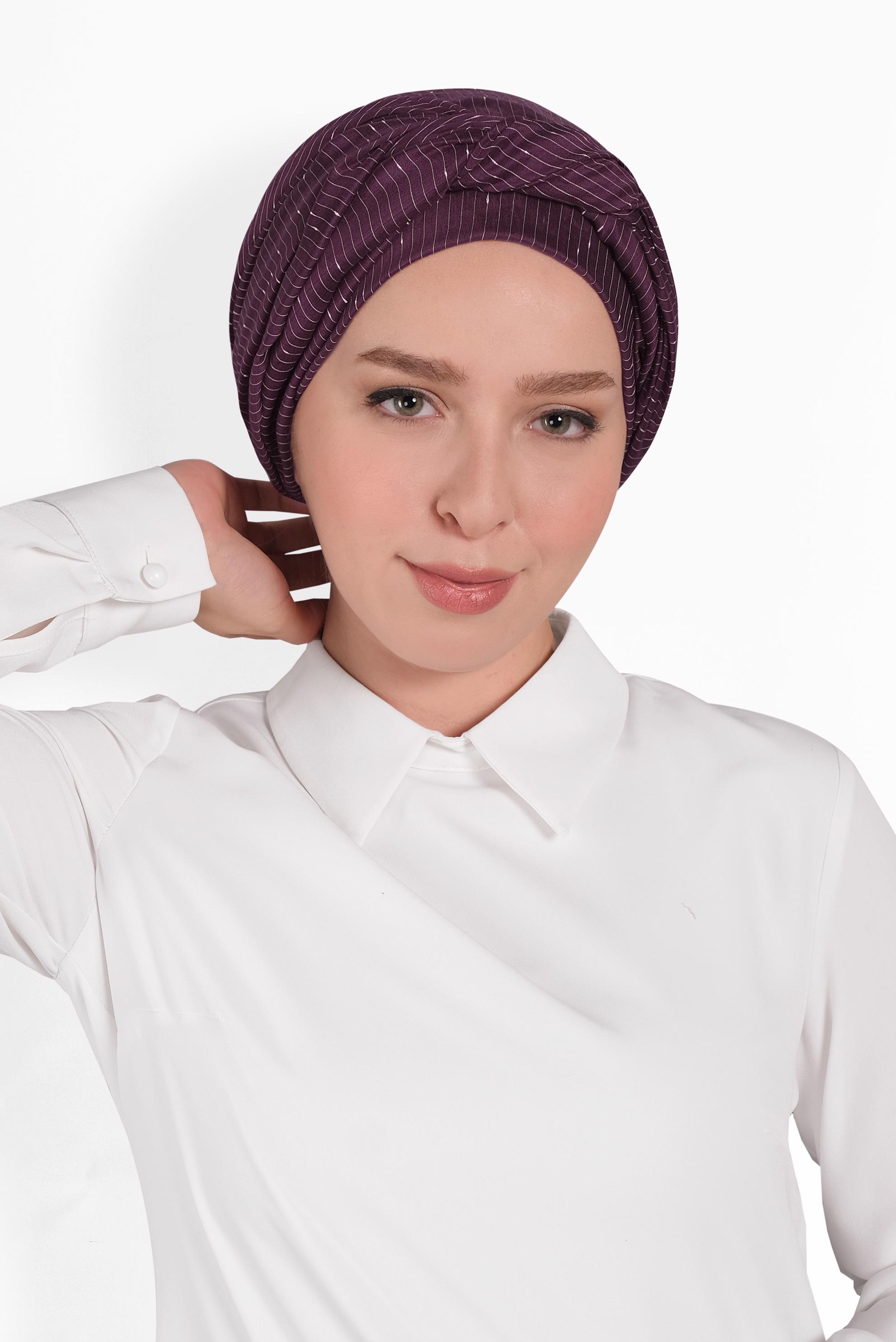 Tesettür giyim MÜRDÜM ALVİNA NOPE ŞAL 8010 