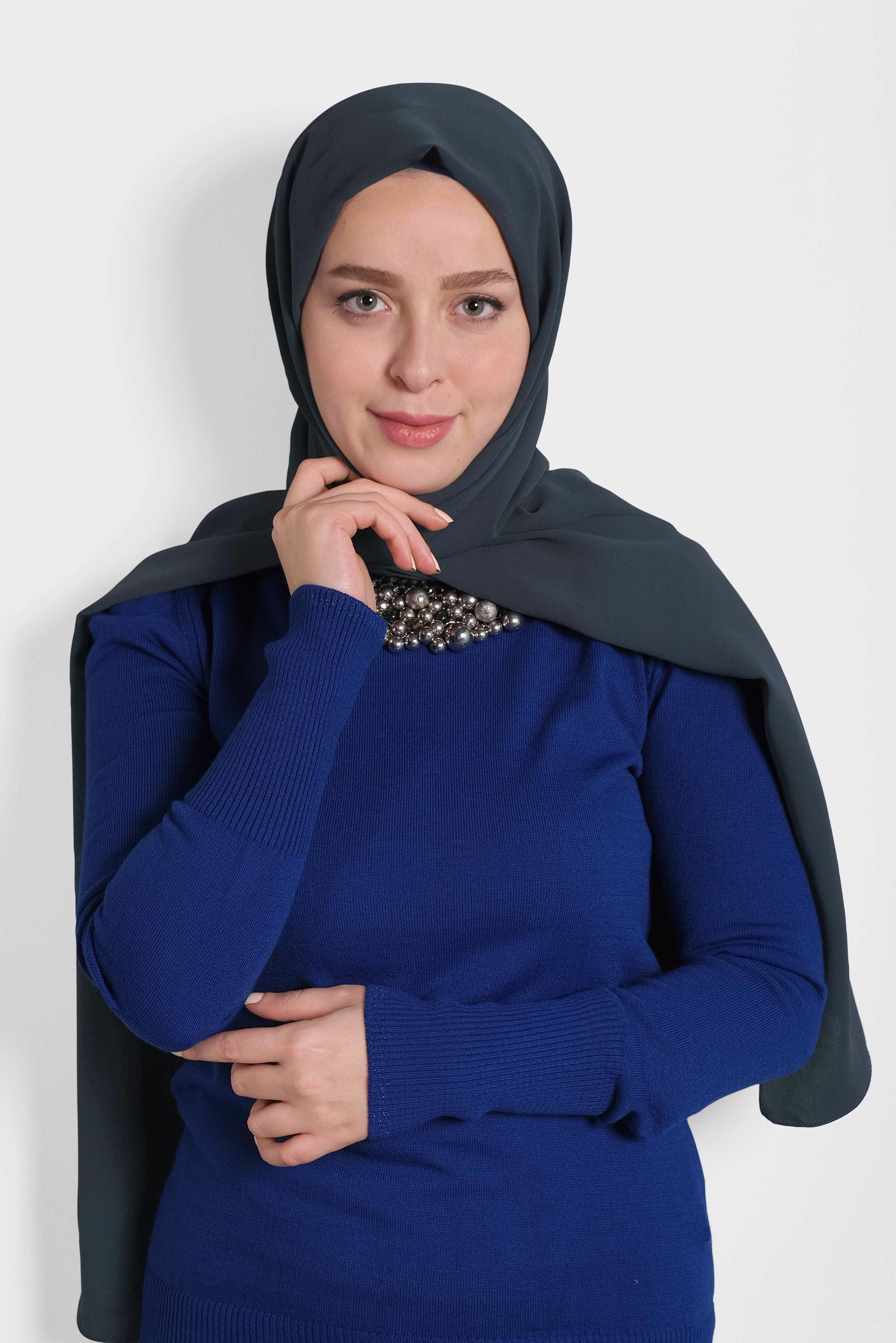 Tesettür giyim GRİ ALVİNA ARYA ŞAL 8011 