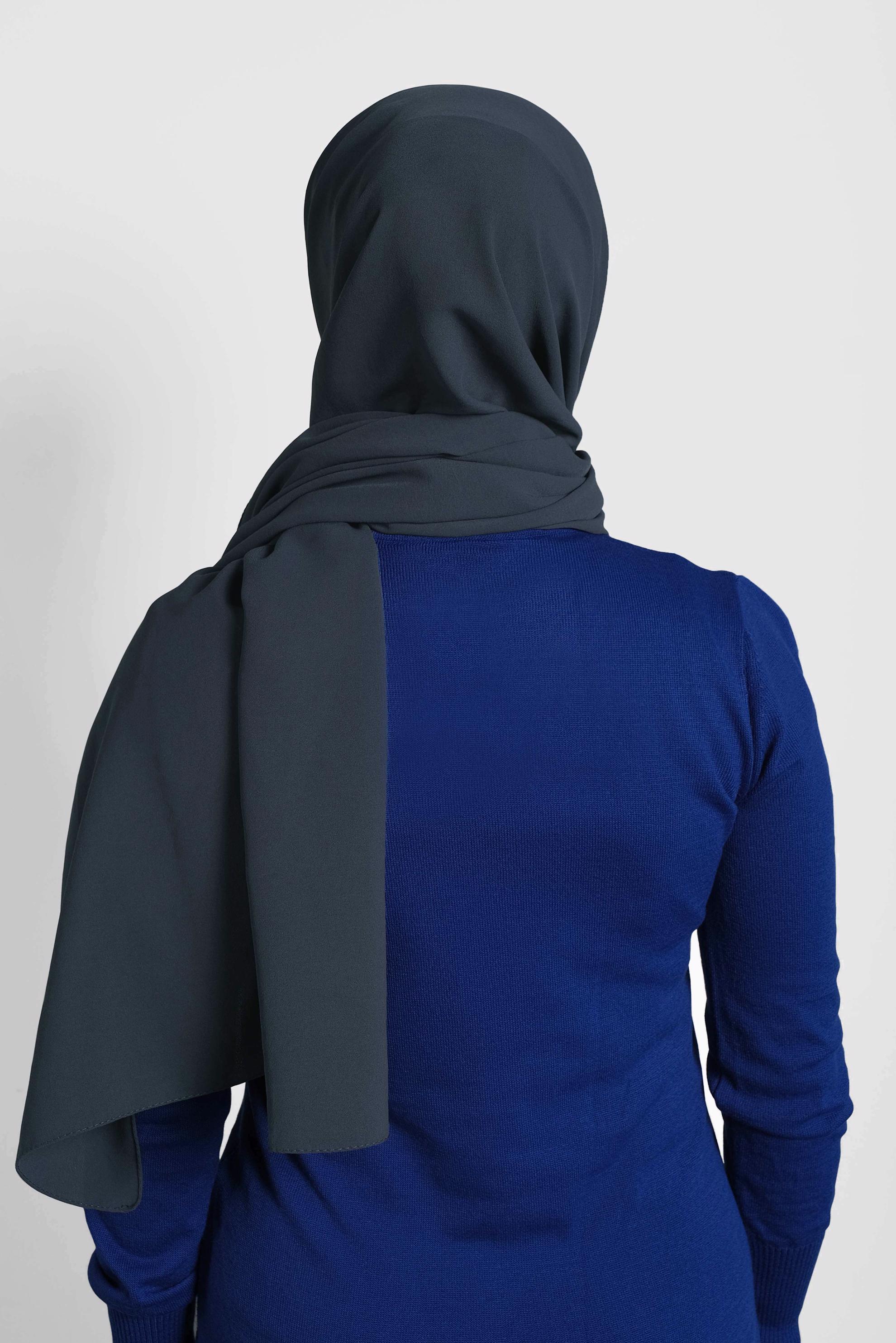 Tesettür giyim GRİ ALVİNA ARYA ŞAL 8011 