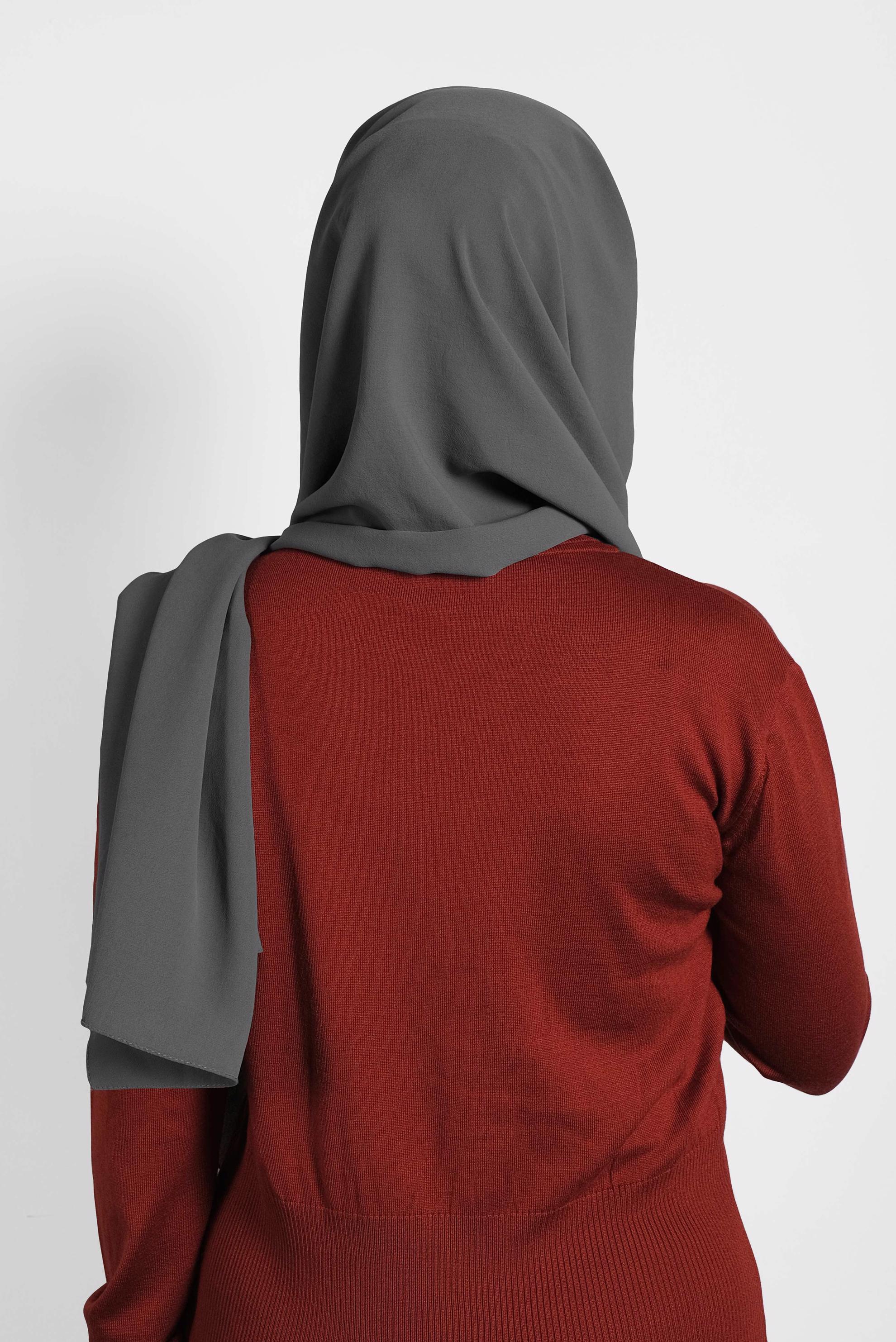 Tesettür giyim GRİ ALVİNA ARYA ŞAL 8011 