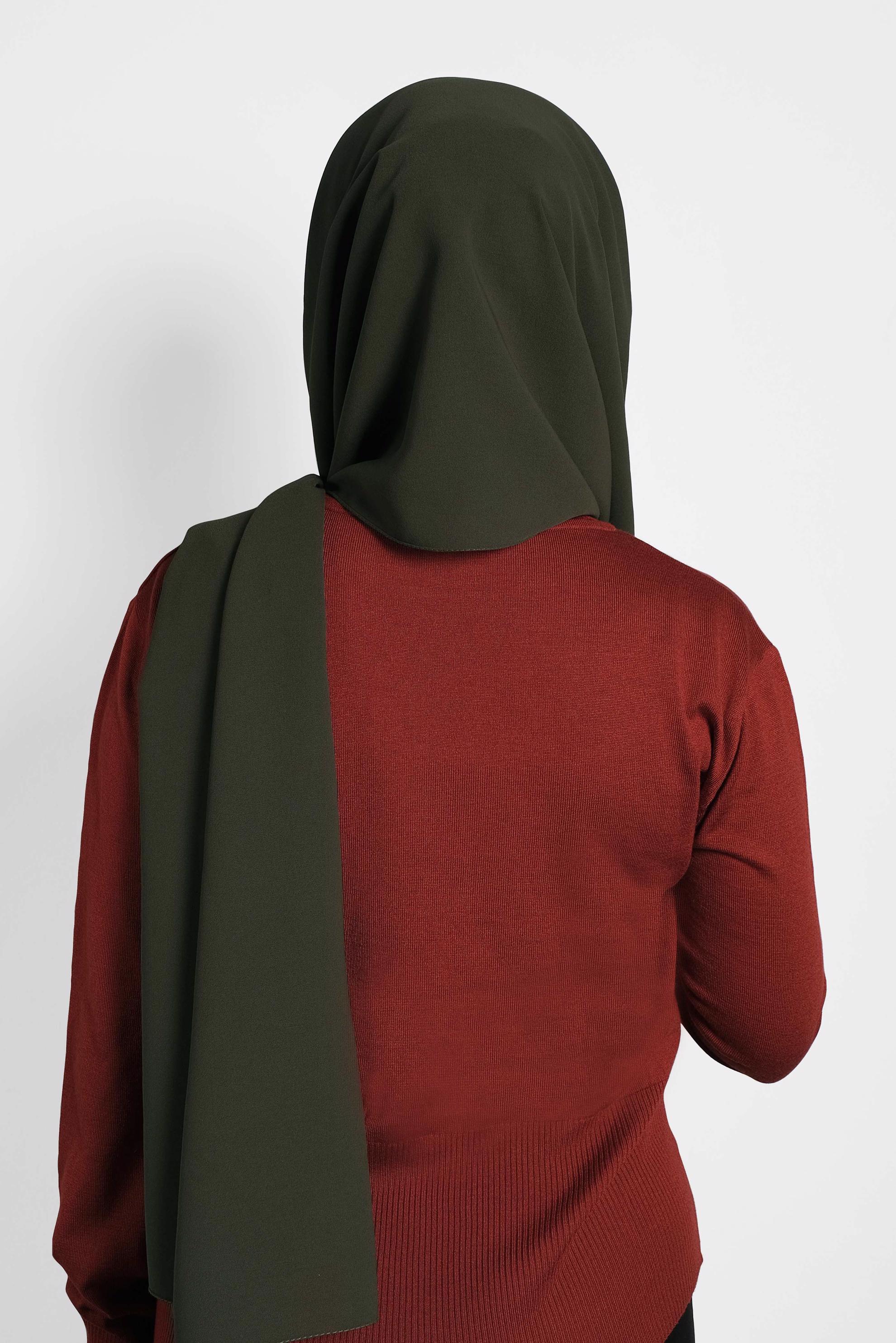 Tesettür giyim YEŞİL ALVİNA ARYA ŞAL 8011 