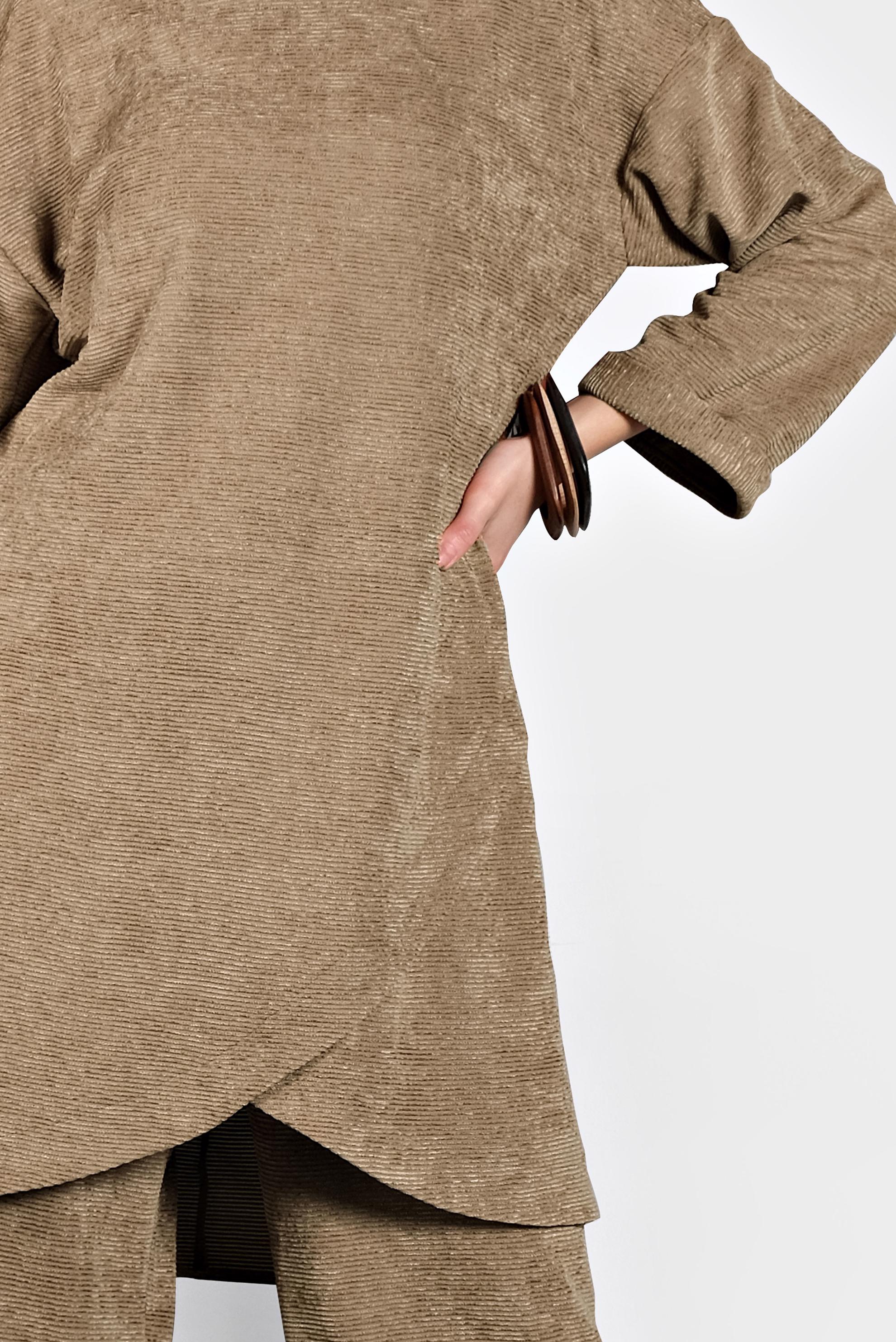 Hijab clothing BROWN CORDUROY SUIT 40268 