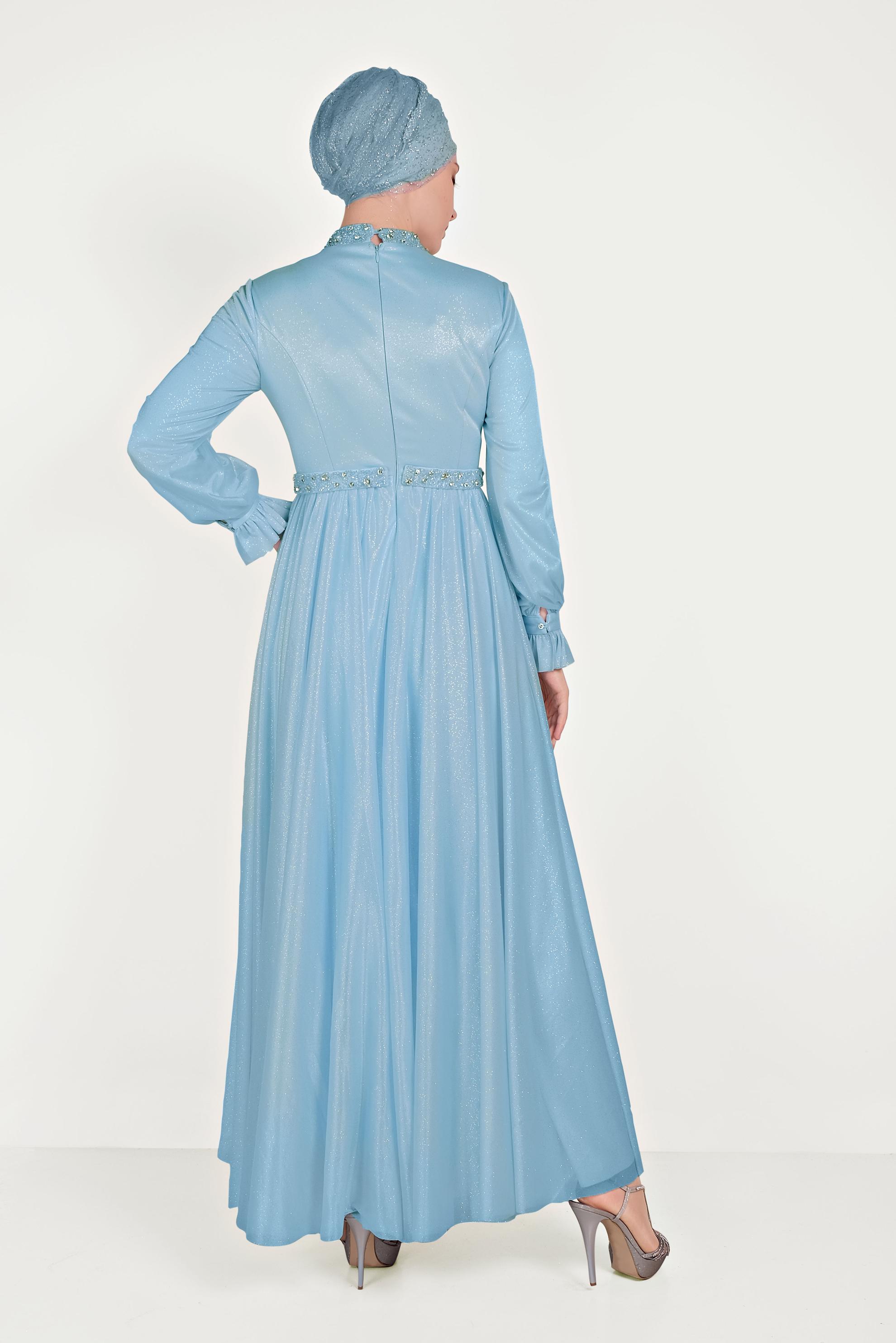 Hijab clothing BLUE 50012 ELİSE ABİYE 38/42 TEK38