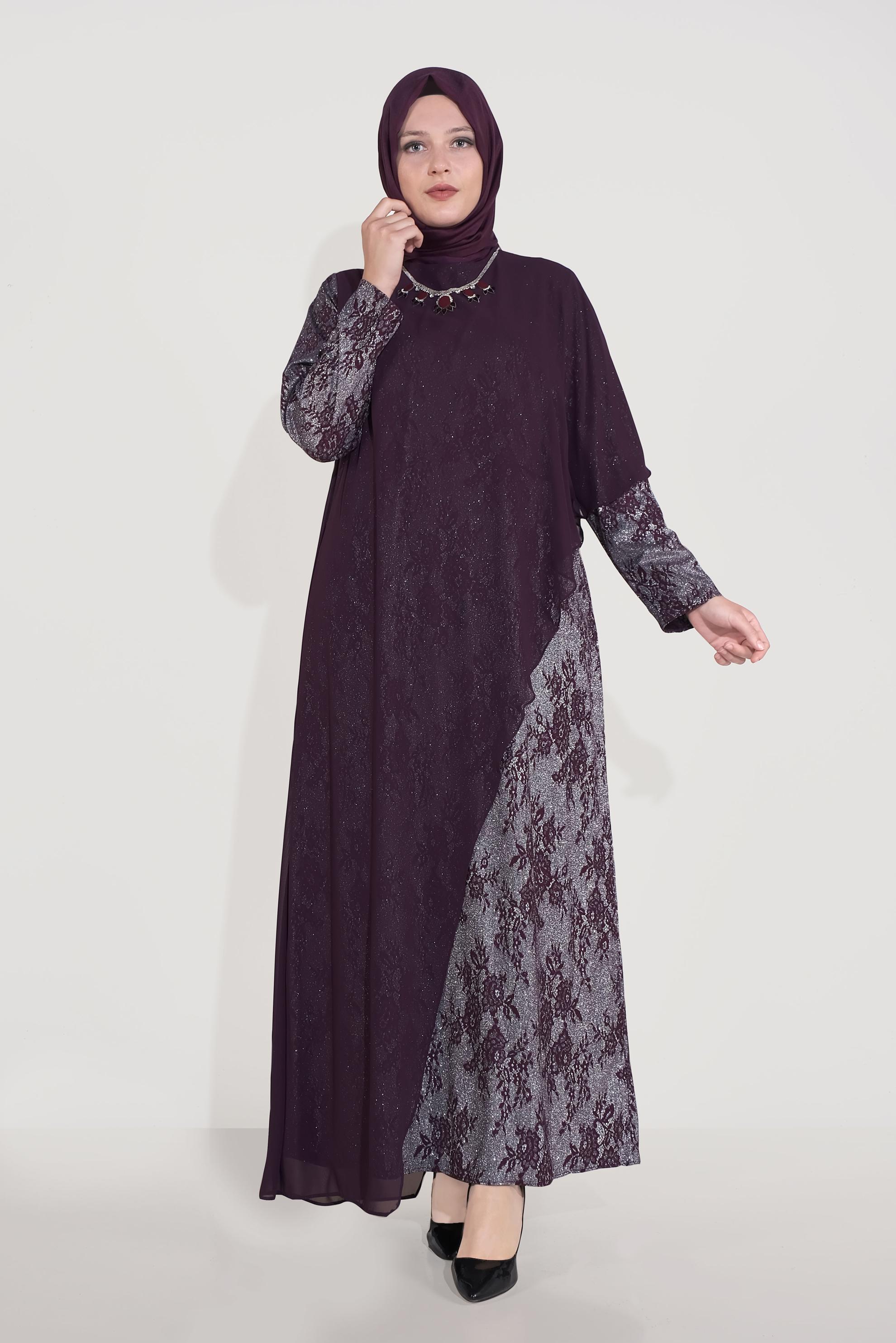 Vêtements hijab PRUNE 50039 JULİAN 1987 ABİYE 44/48 TEK46