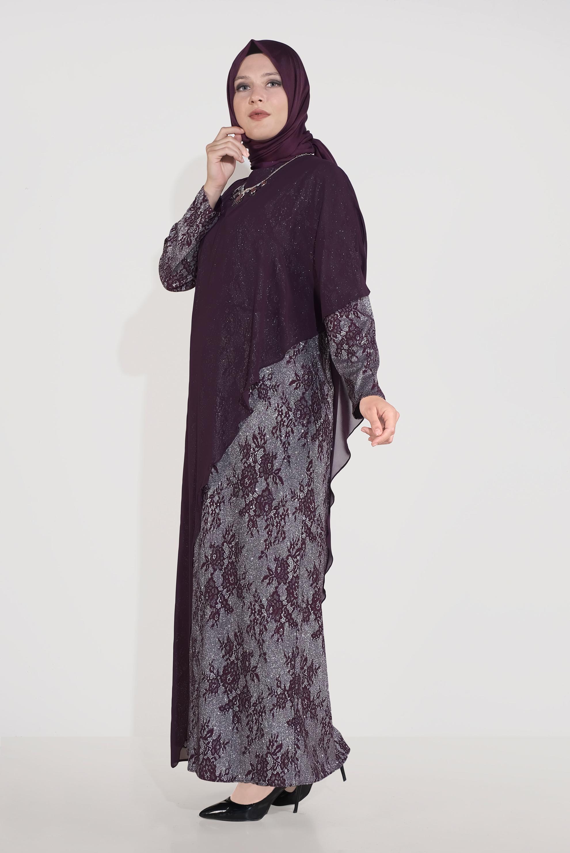 Vêtements hijab PRUNE 50039 JULİAN 1987 ABİYE 44/48 TEK46