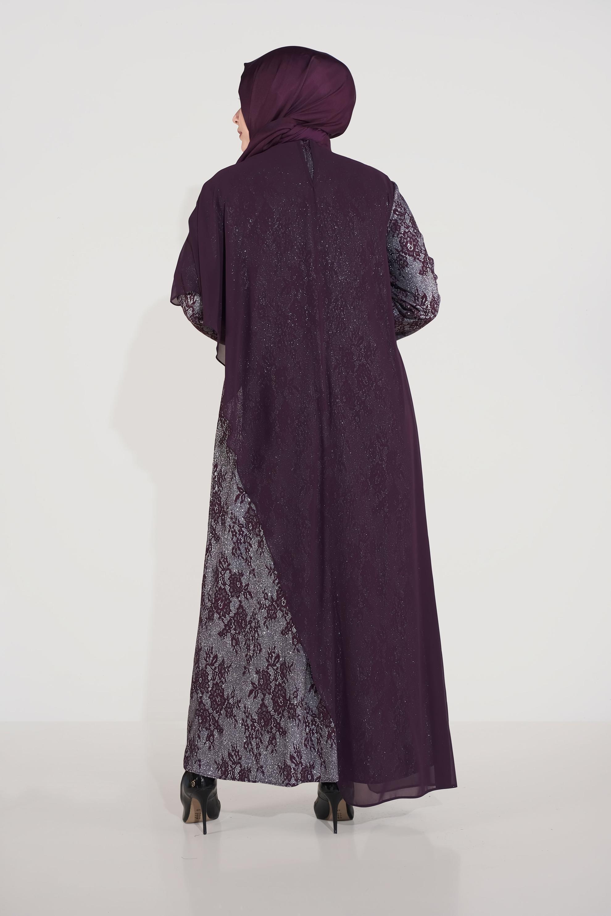 Vêtements hijab PRUNE 50039 JULİAN 1987 ABİYE 44/48 TEK46