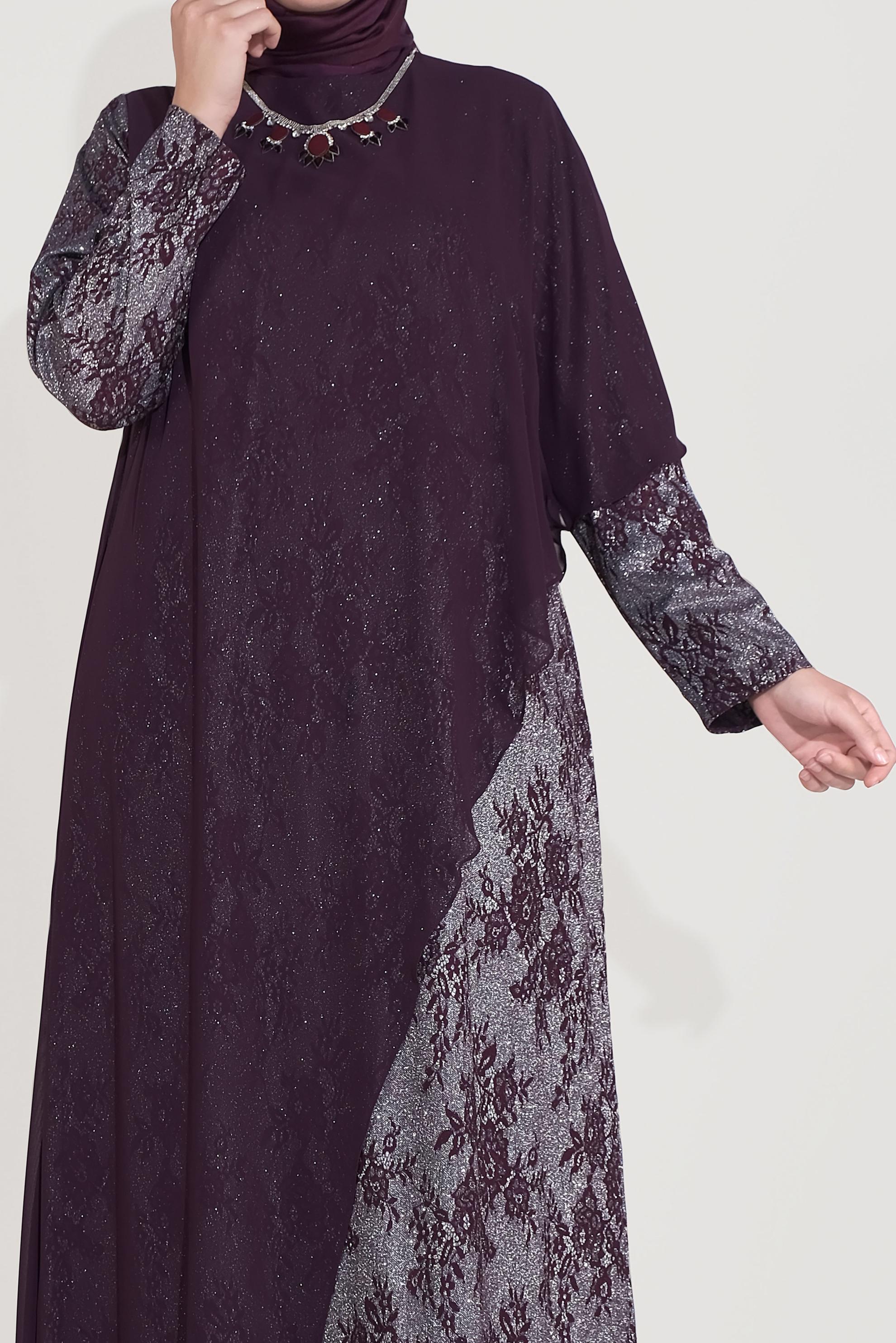 Vêtements hijab PRUNE 50039 JULİAN 1987 ABİYE 44/48 TEK46