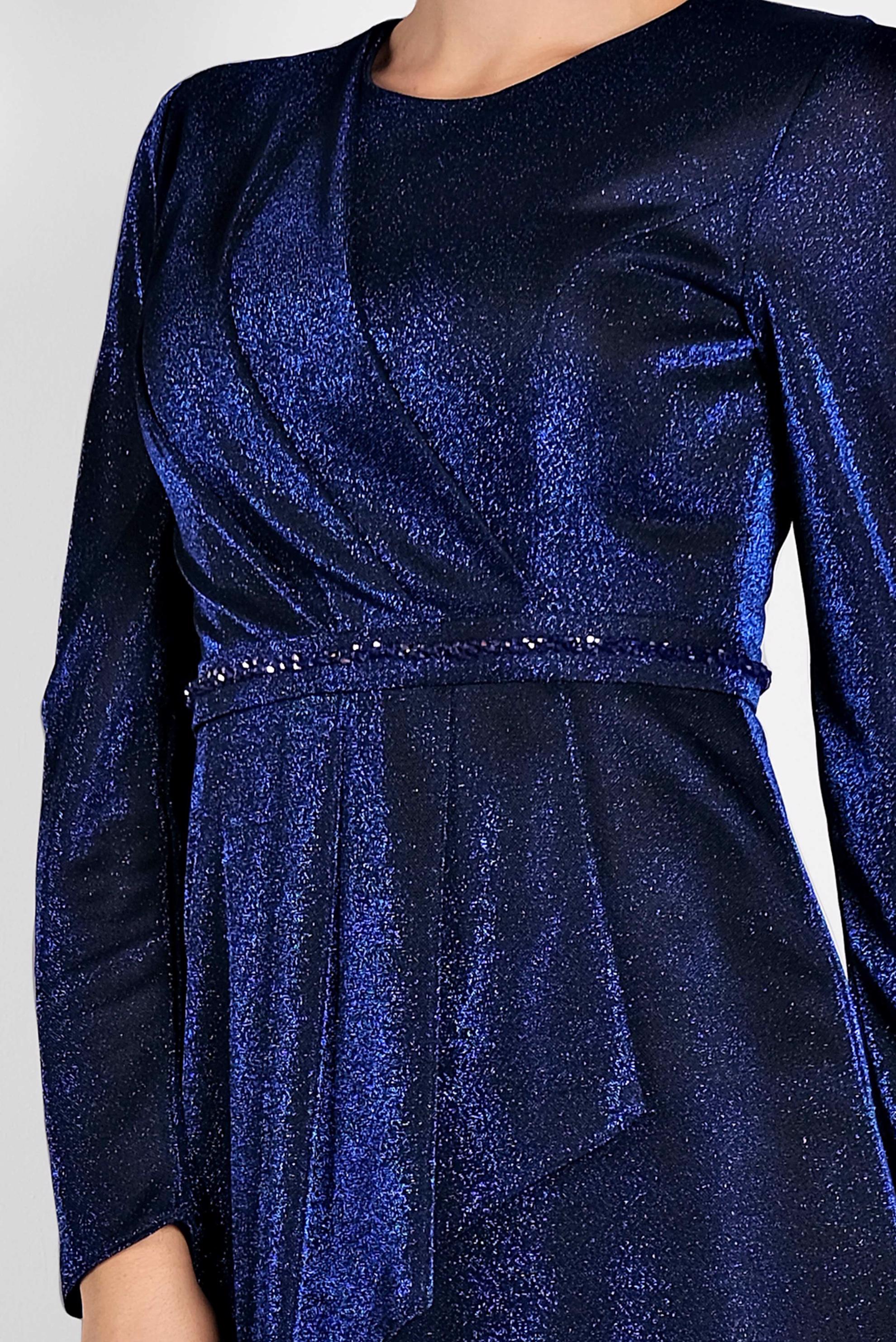 Tesettür giyim SİYAH SİMLİ ABİYE ELBİSE 5574