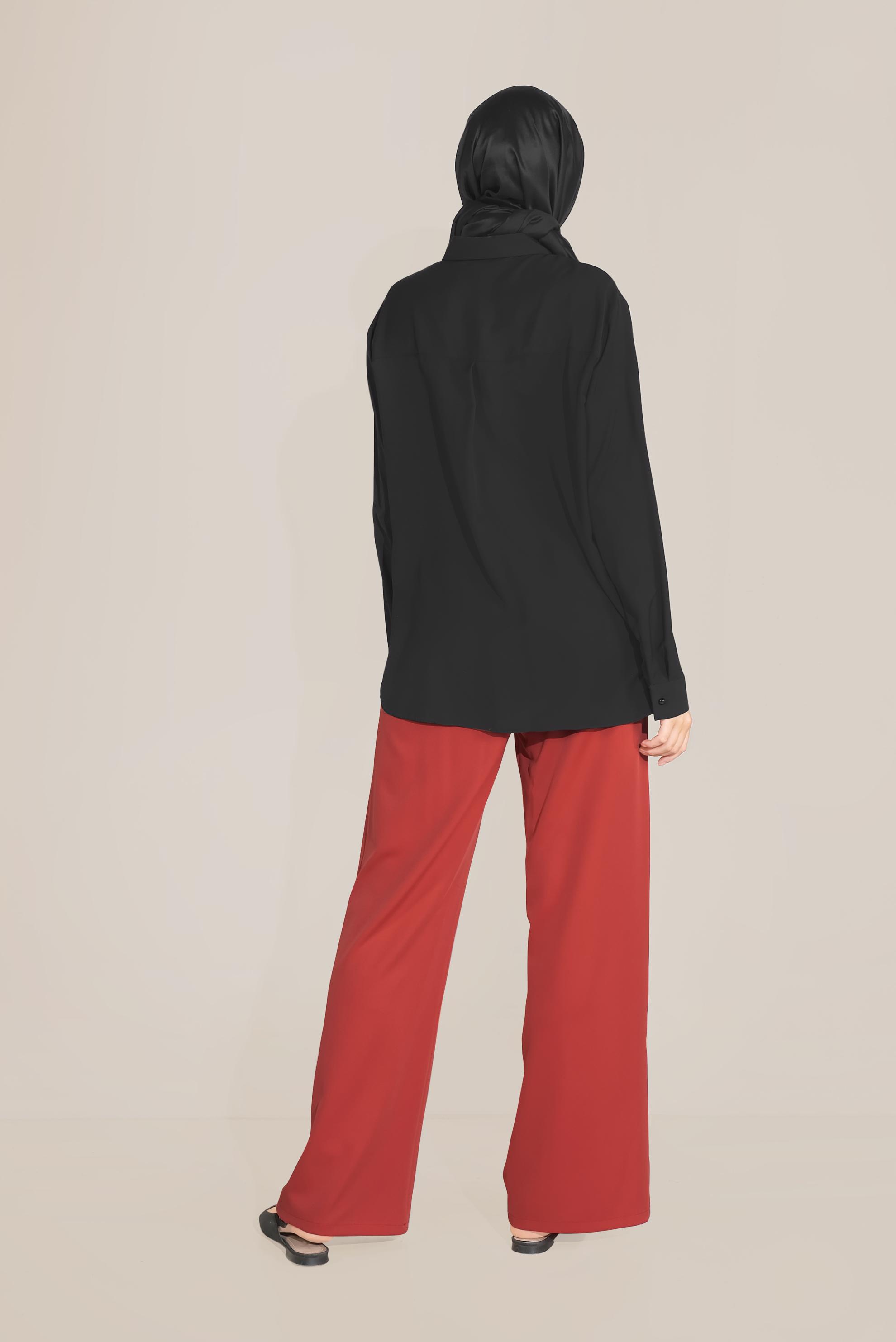 Vêtements hijab NOIR TOP À EMBELLIE 20037 