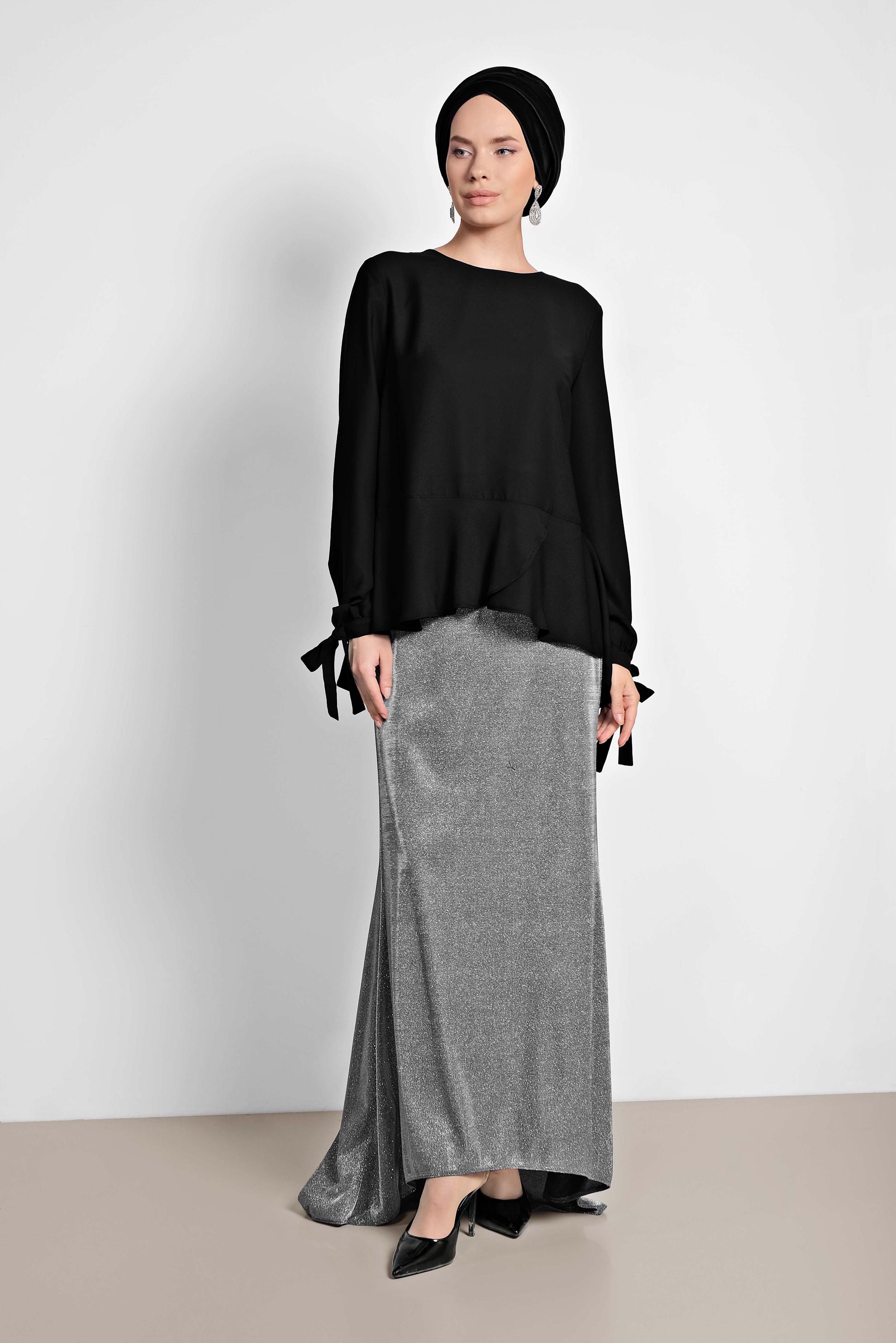 Hijab clothing BLACK 4190 NEPAL 7575 BLUZ 38/46 TEK36