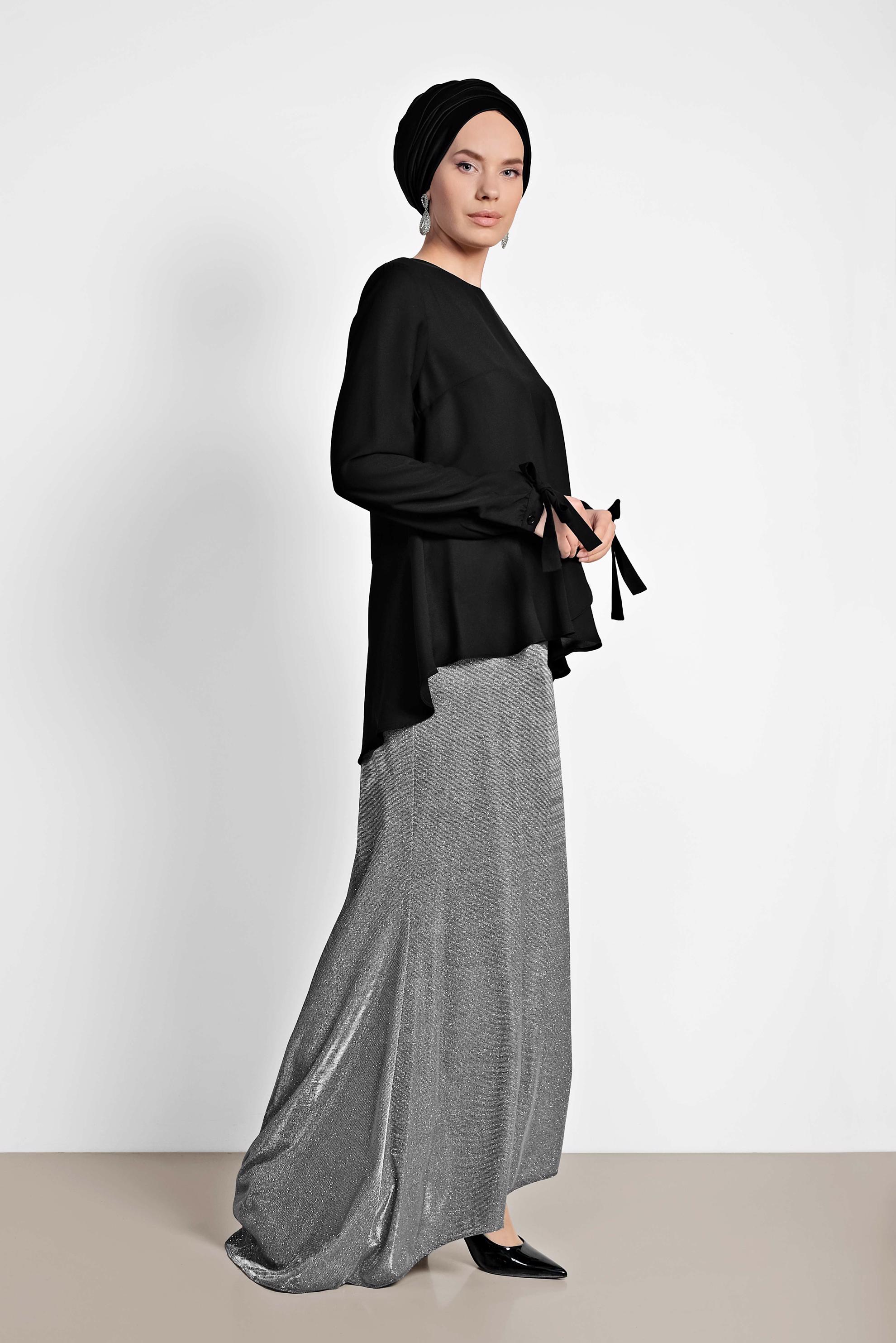 Hijab clothing BLACK 4190 NEPAL 7575 BLUZ 38/46 TEK36