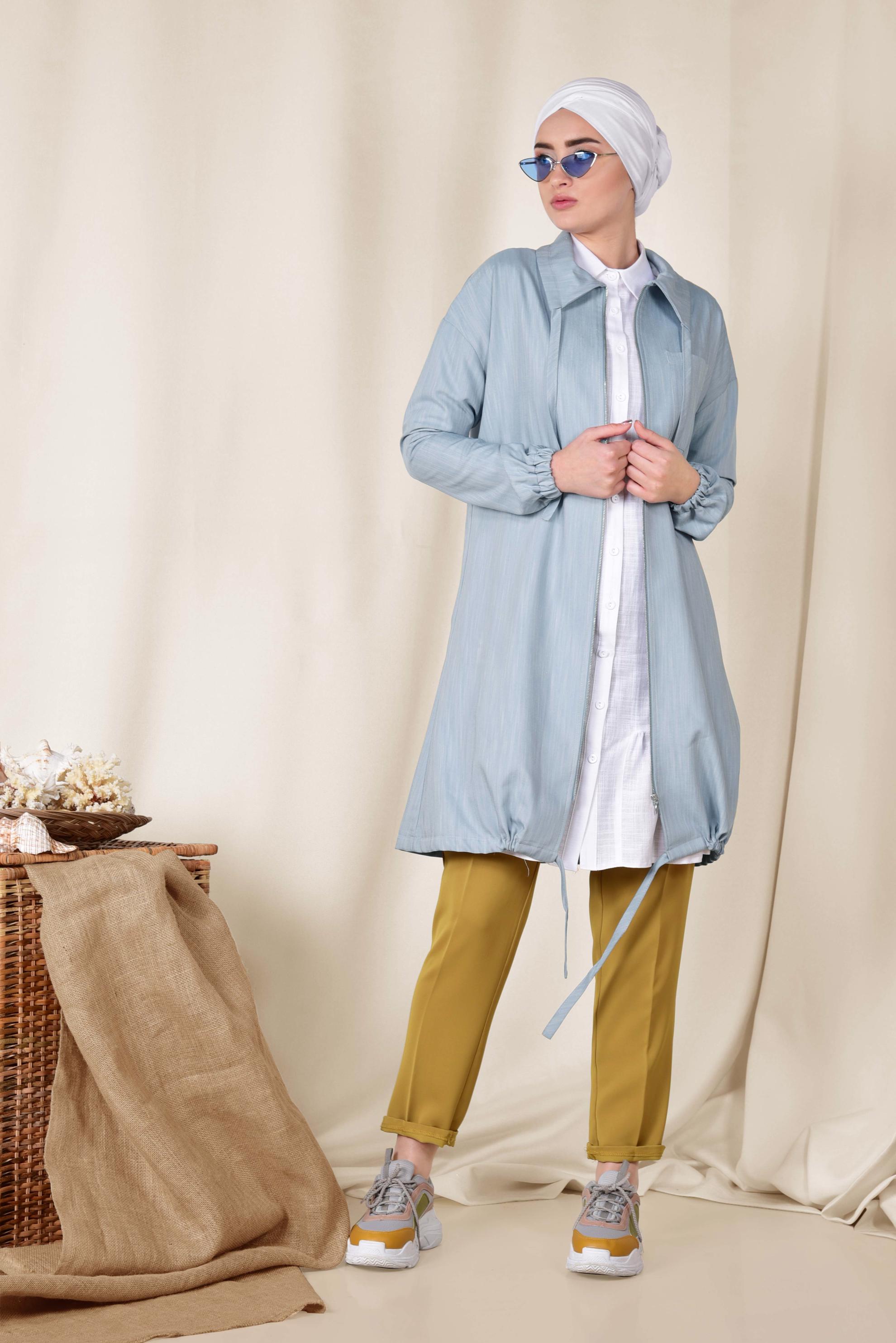 Hijab clothing BLUE 4984 17575 GİY ÇIK 38/44 TEK38