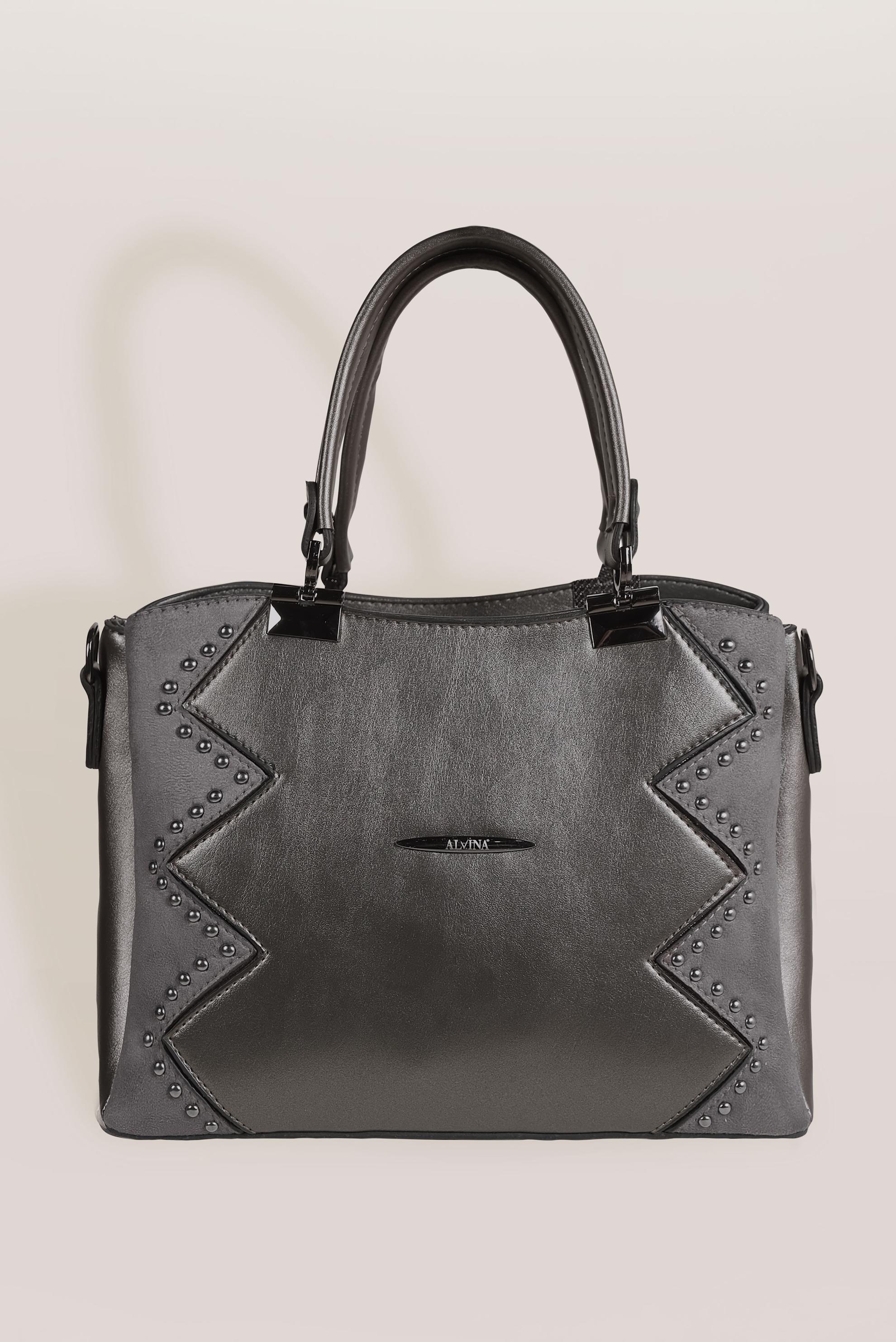 Tesettür giyim BEJ ALVİNA BONCUK DETAYLI ÇANTA 2025 