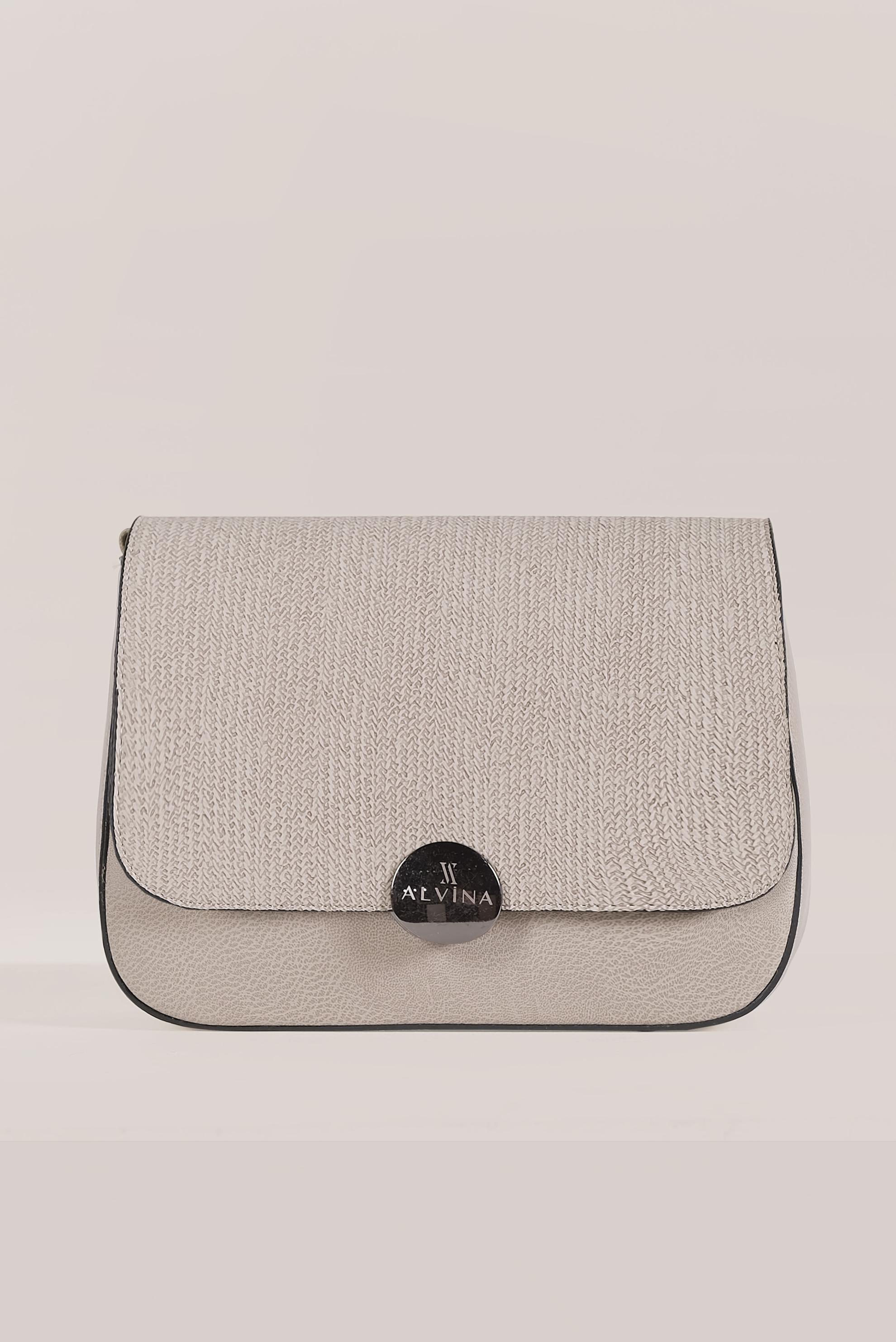 Tesettür giyim BEYAZ 7017 ALVİNA ÇANTA