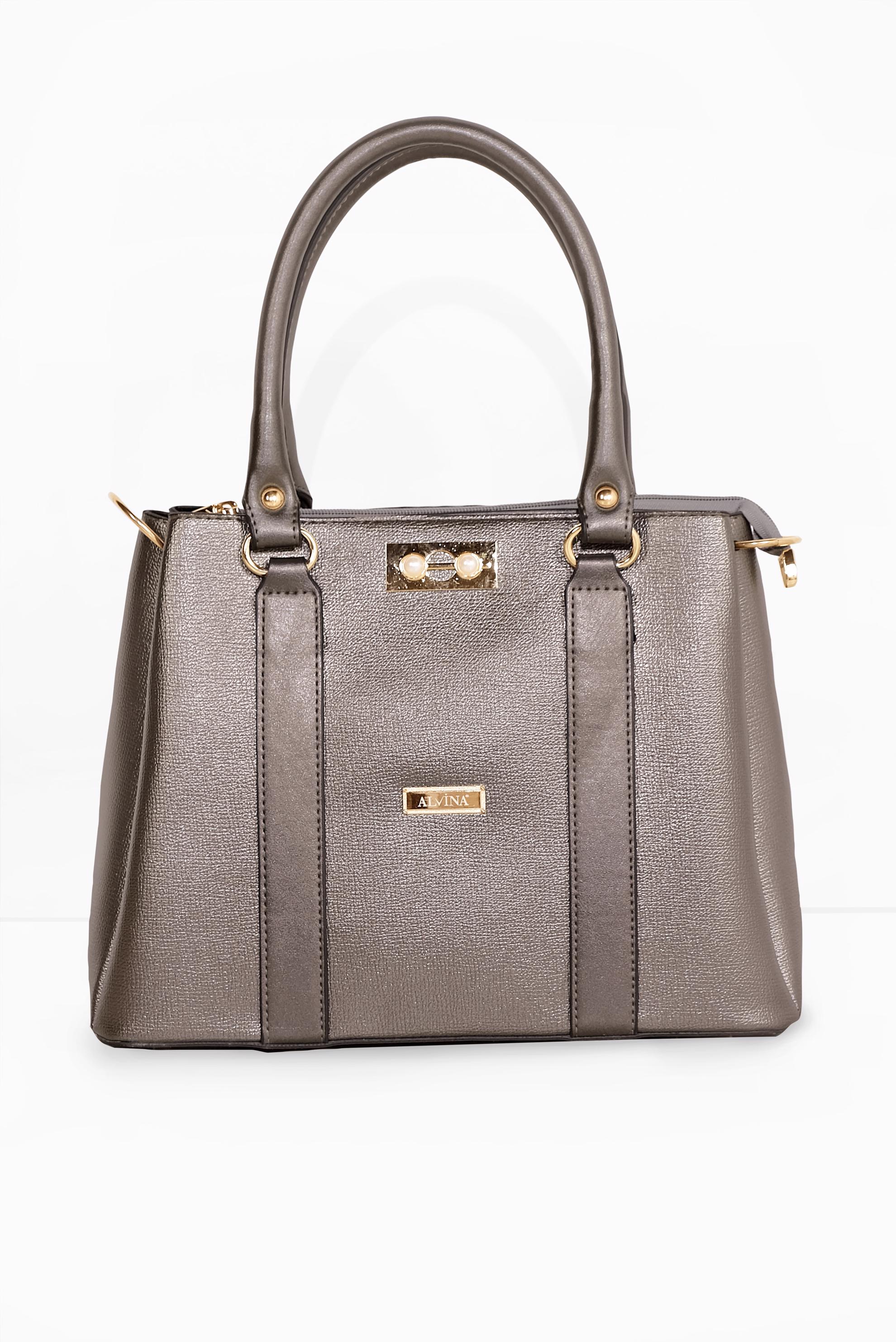 Tesettür giyim BEJ 8060 ALVİNA ÇANTA