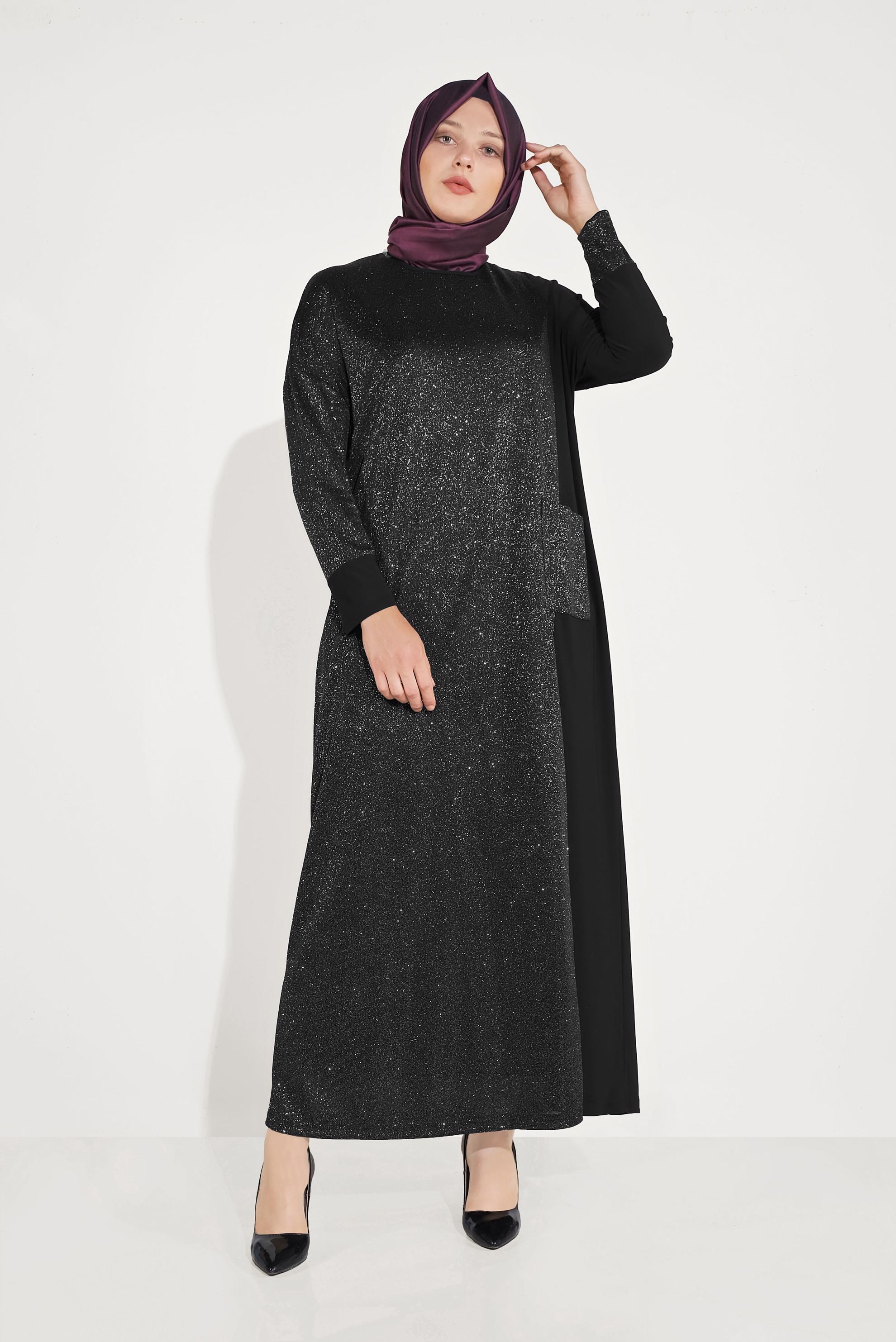 Hijab clothing GOLD 20061 MULTİ 24462 ELBİSE 44/48 TEK46