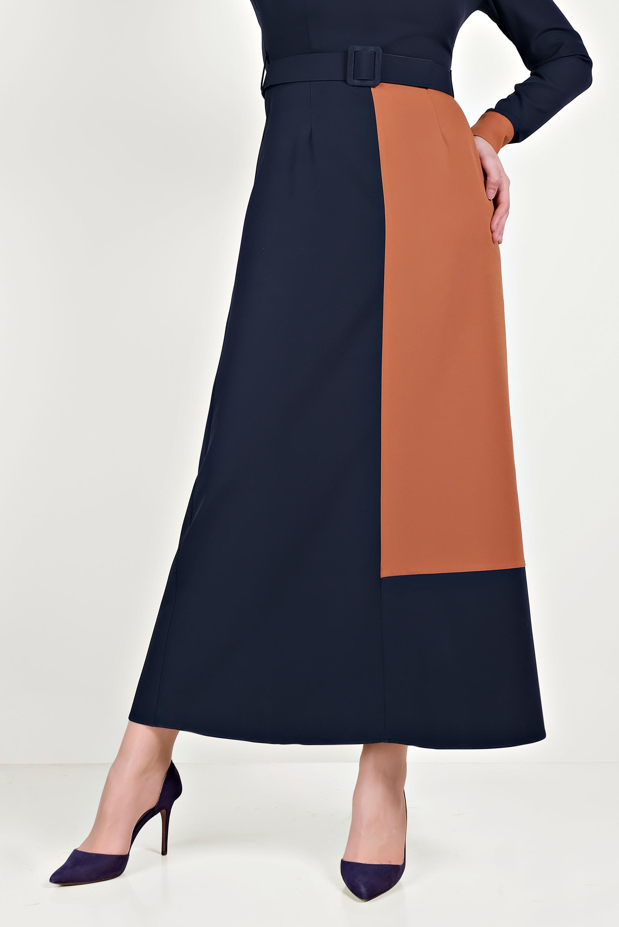 Hijab clothing NAVY BLUE COLORED DRESS 40580 