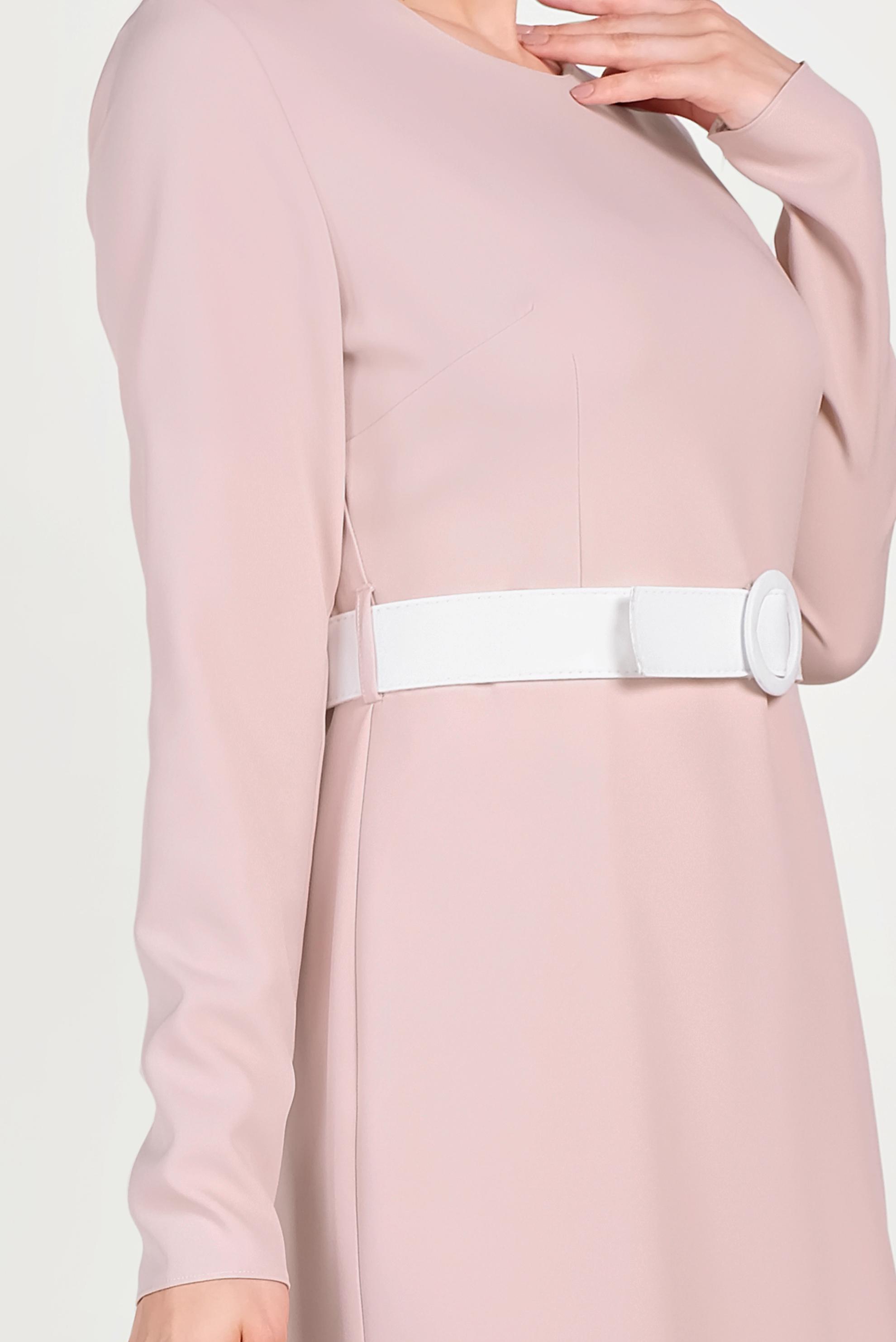 Tesettür giyim PUDRA ÇİFT RENKLİ ELBİSE 40581