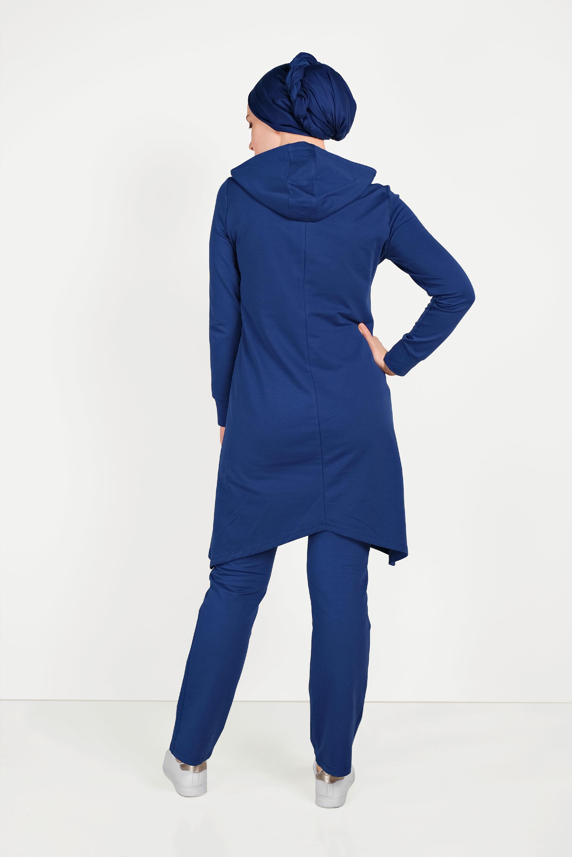 Tesettür giyim LACİVERT PUL DETAYLI EŞOFMAN TAKIMI 40552