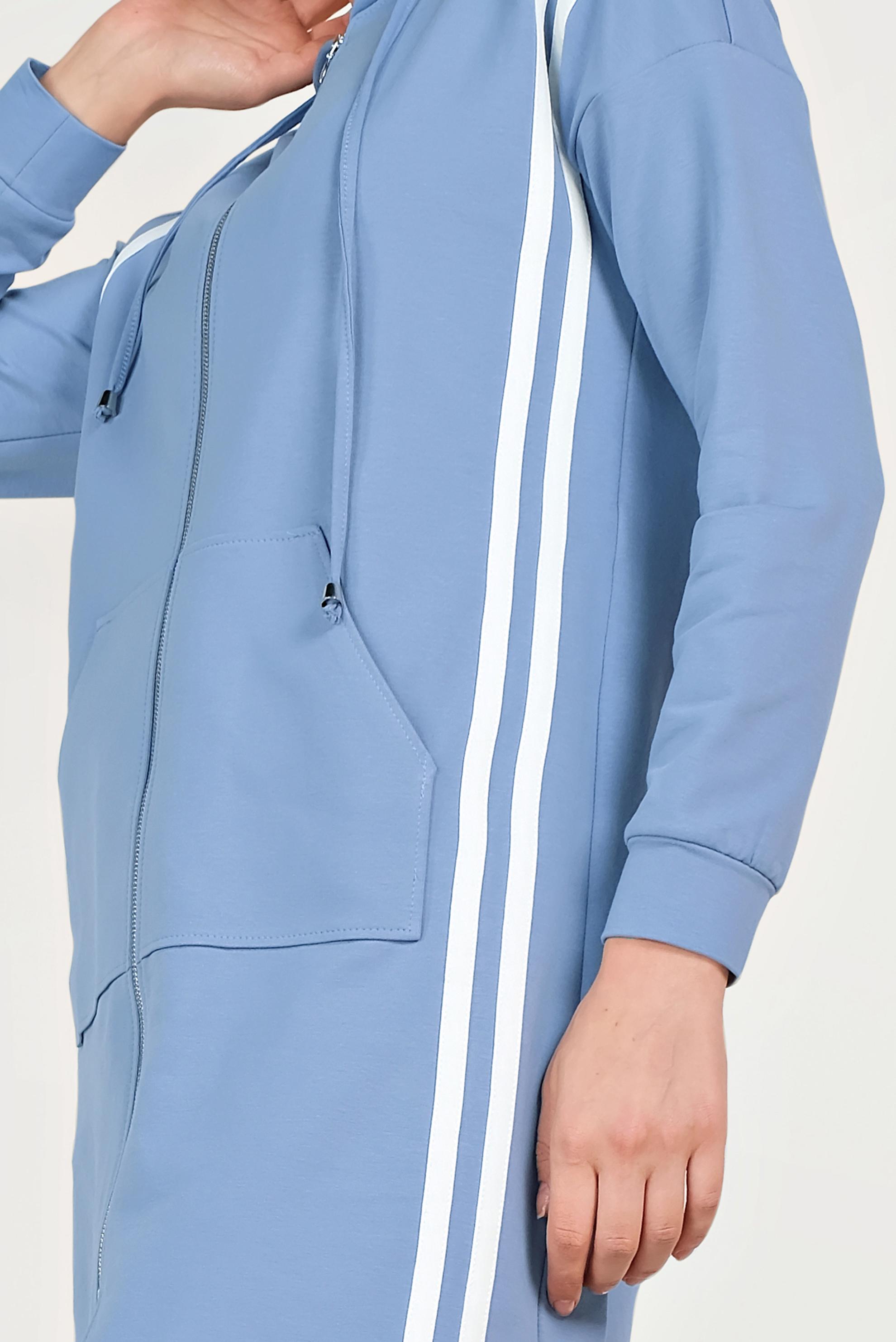 Hijab clothing BLUE STRIPED TRACK SUIT 40554 