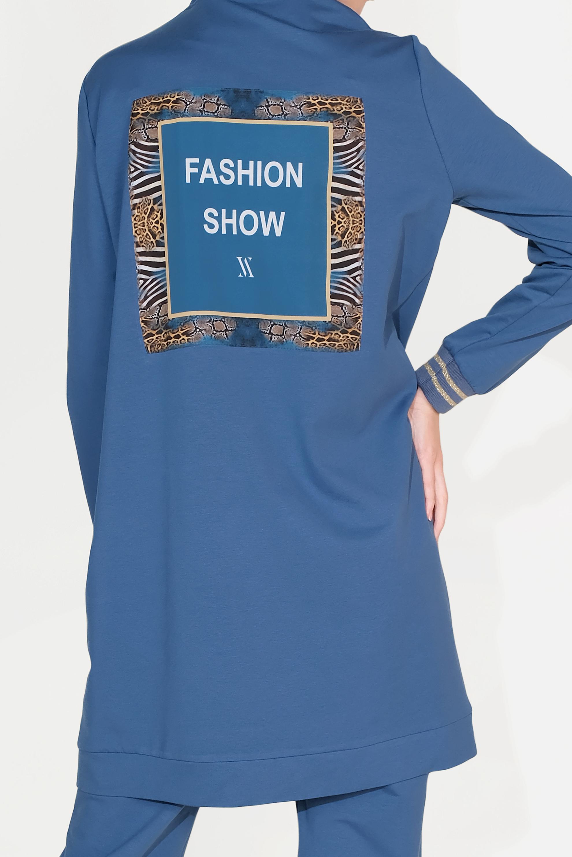 Tesettür giyim LACİVERT FERMUARLI EŞOFMAN TAKIMI 40610 