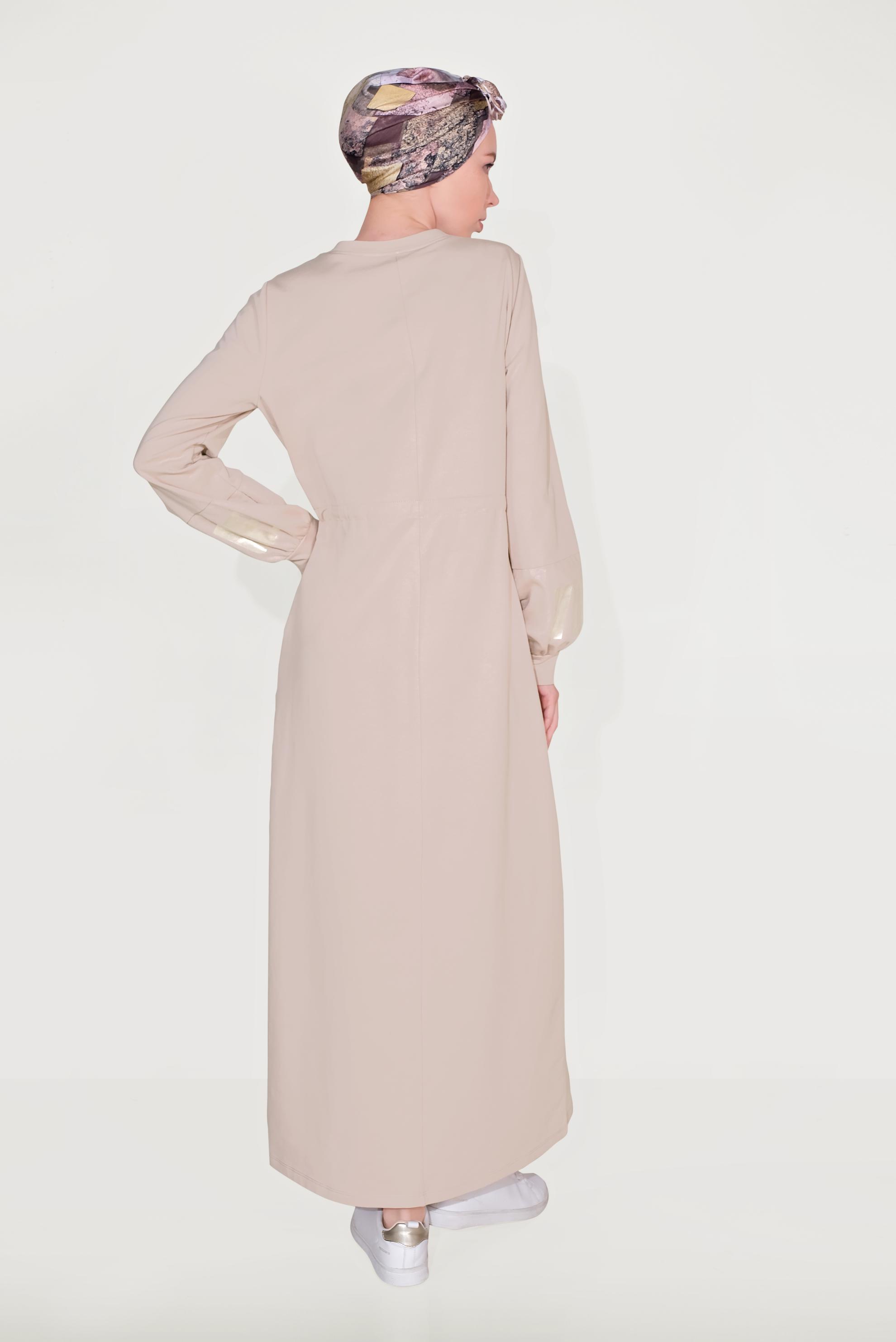 Hijab clothing POWDER TIE WAIST SPORT DRESS 40652 