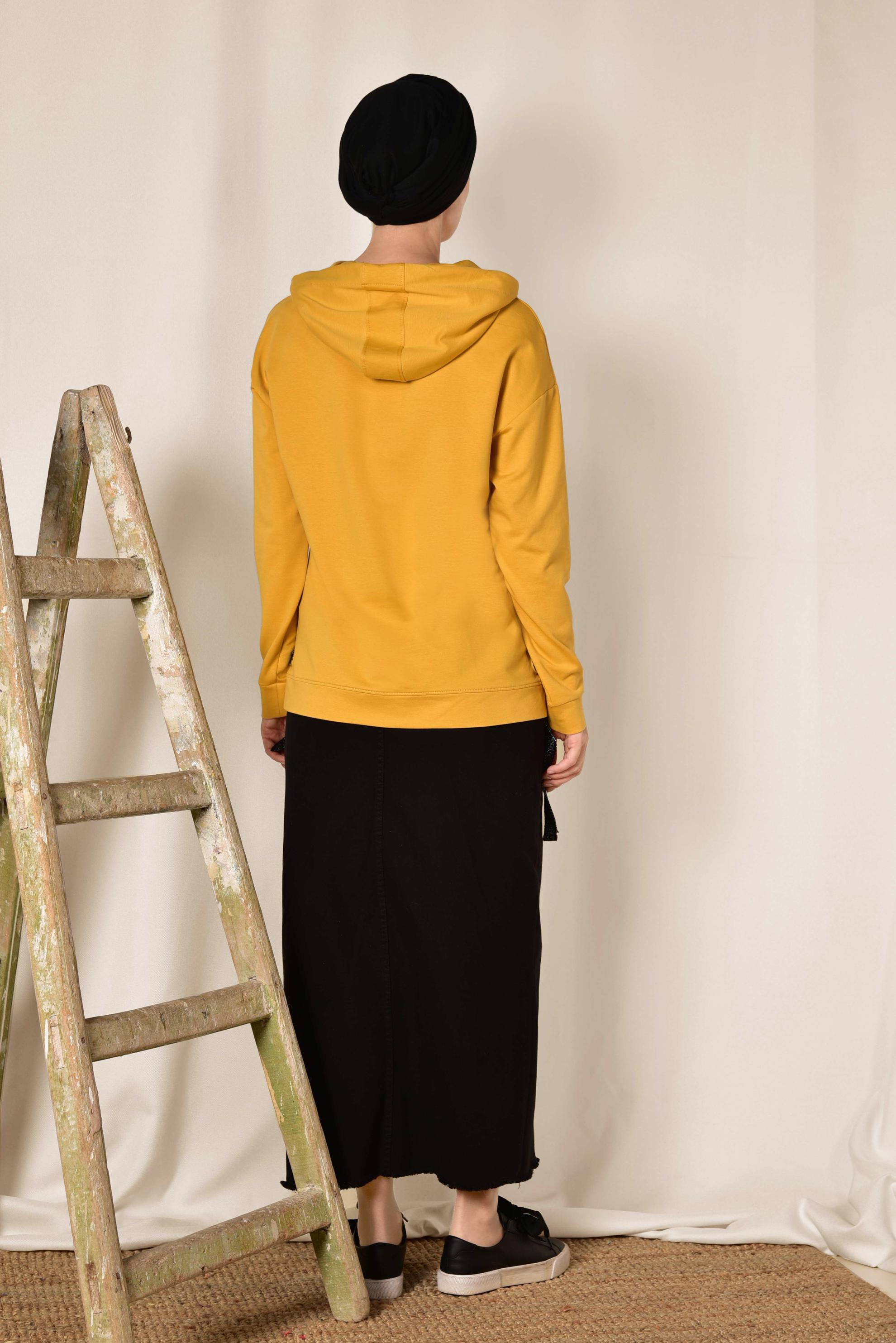 Hijab clothing YELLOW 4067 MARİSS EŞOFMAN TUNİK 36/42 TEK38