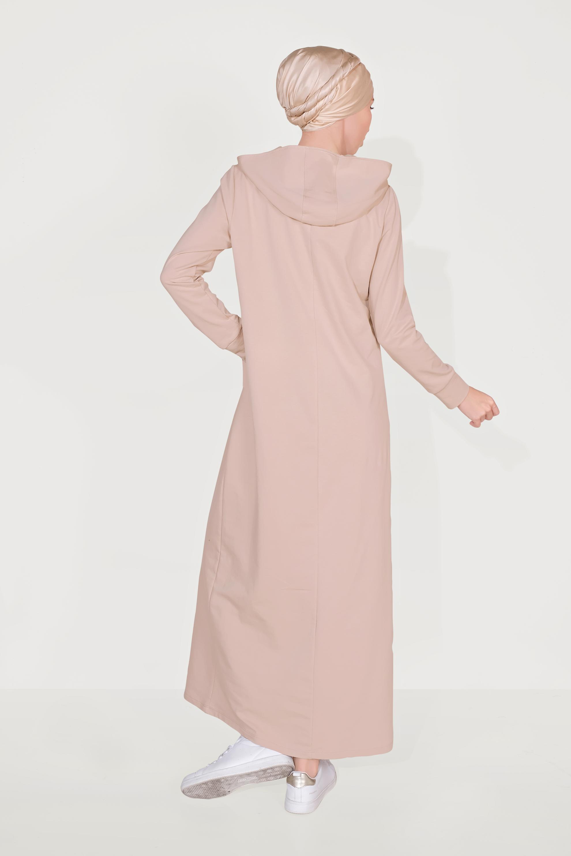 Vêtements hijab POUDRE 40684 ALEDA EŞOFMAN ELBİSE 36/42 TEK38