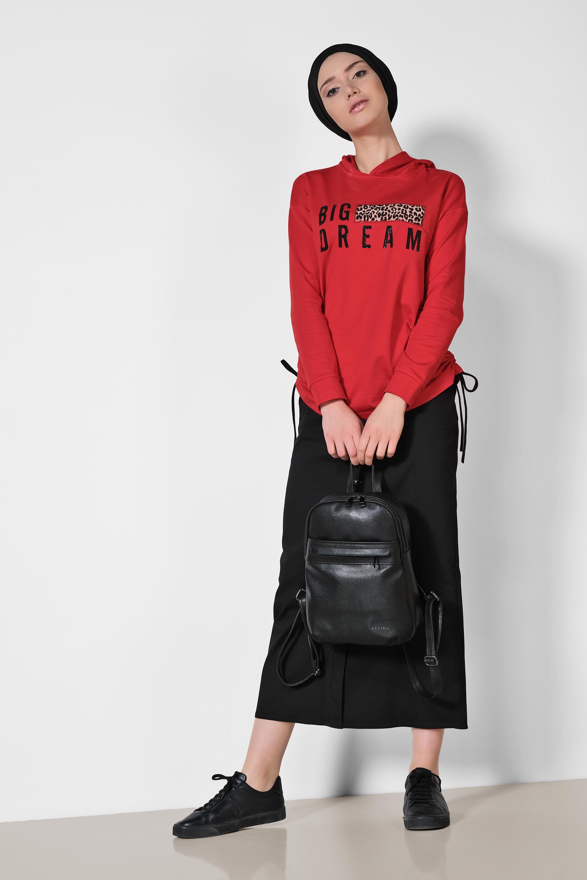 Hijab clothing RED 4070 MARİSS EŞOFMAN TUNİK 36/42 TEK38