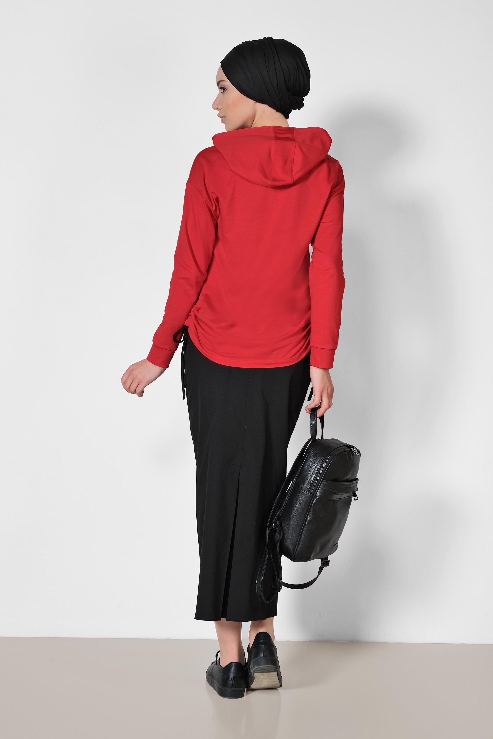 Hijab clothing RED 4070 MARİSS EŞOFMAN TUNİK 36/42 TEK38