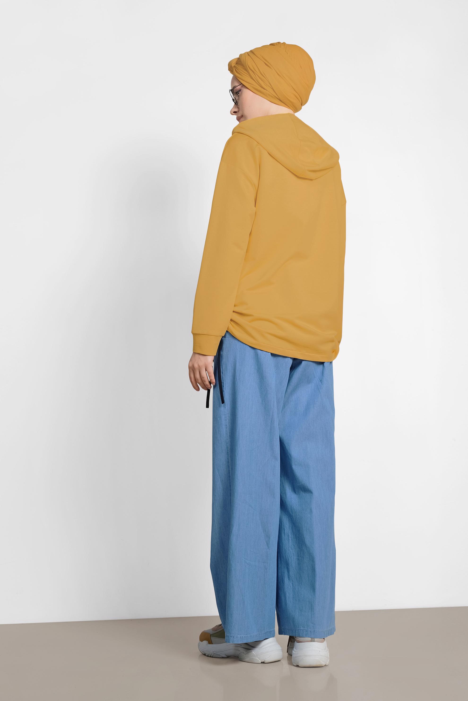 Hijab clothing YELLOW 4070 MARİSS EŞOFMAN TUNİK 36/42 TEK38