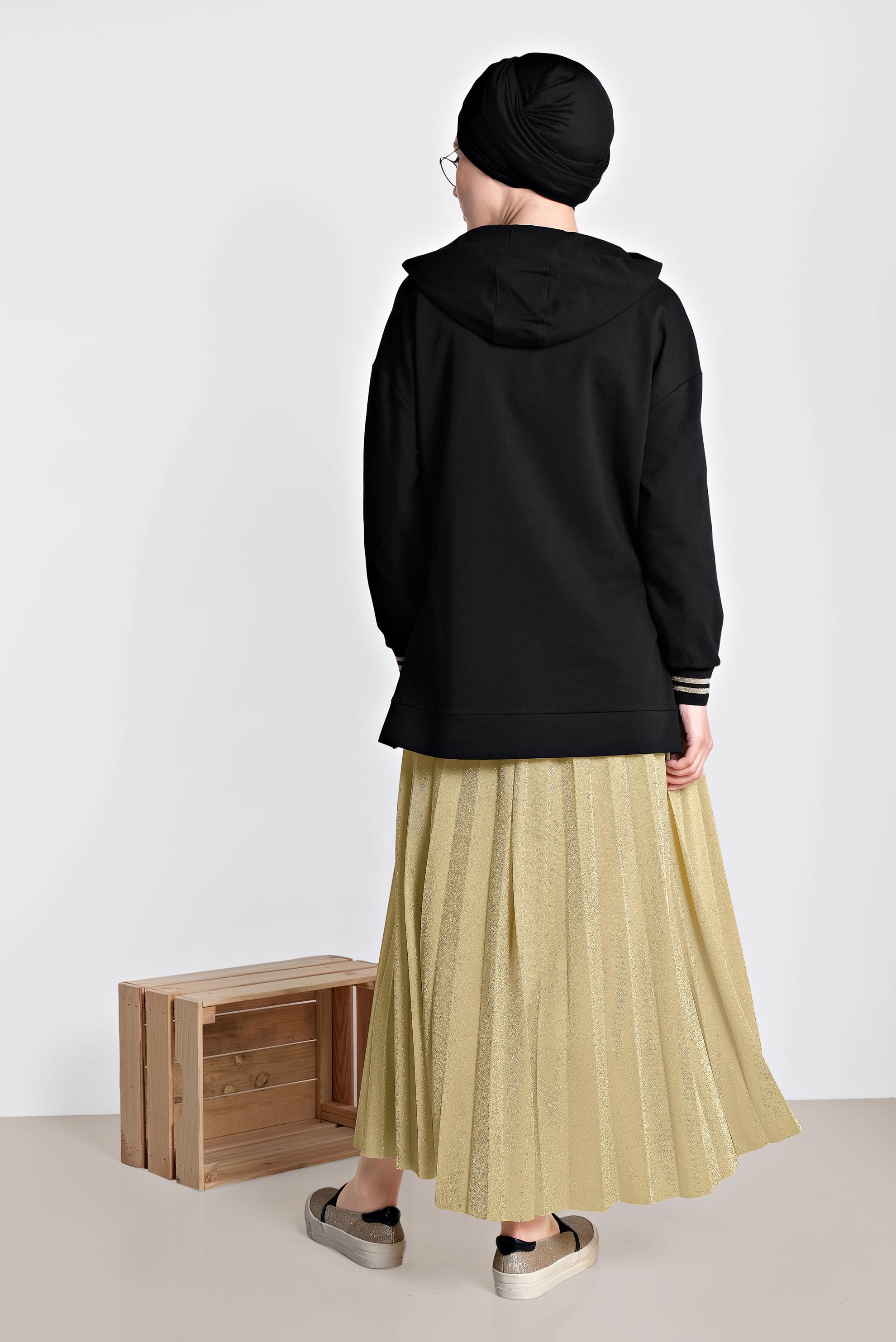 Hijab clothing BLACK 4079 MARİSS SWEAT 36/42 TEK38