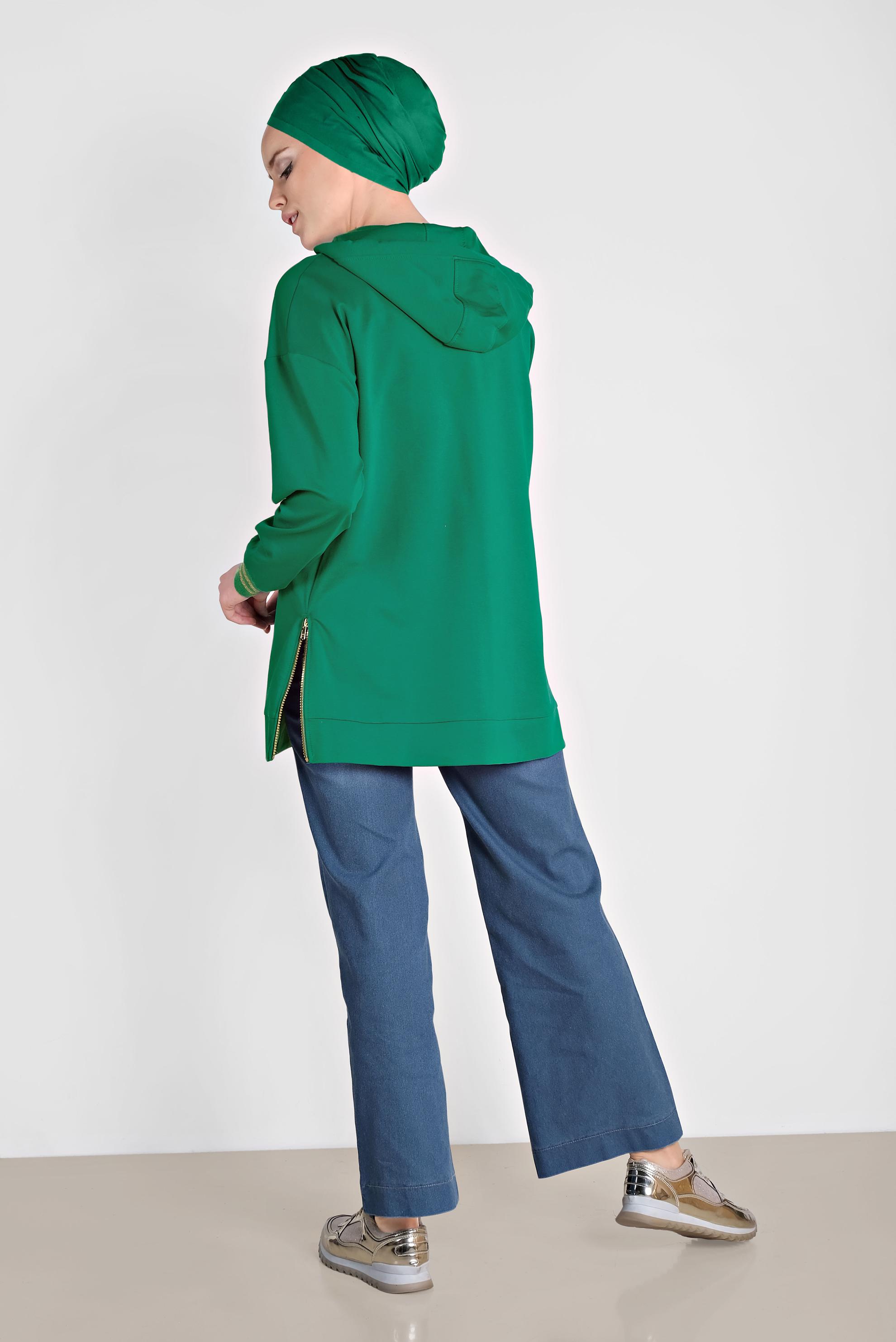 Hijab clothing GREEN 4079 MARİSS SWEAT 36/42 TEK38