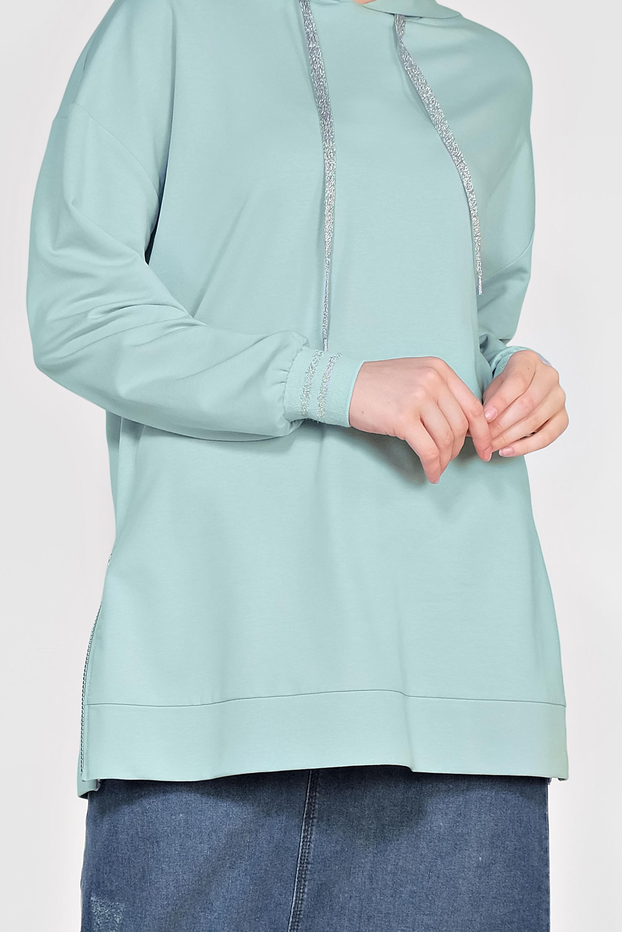 Hijab clothing BLUE 4079 MARİSS SWEAT 36/42 TEK38