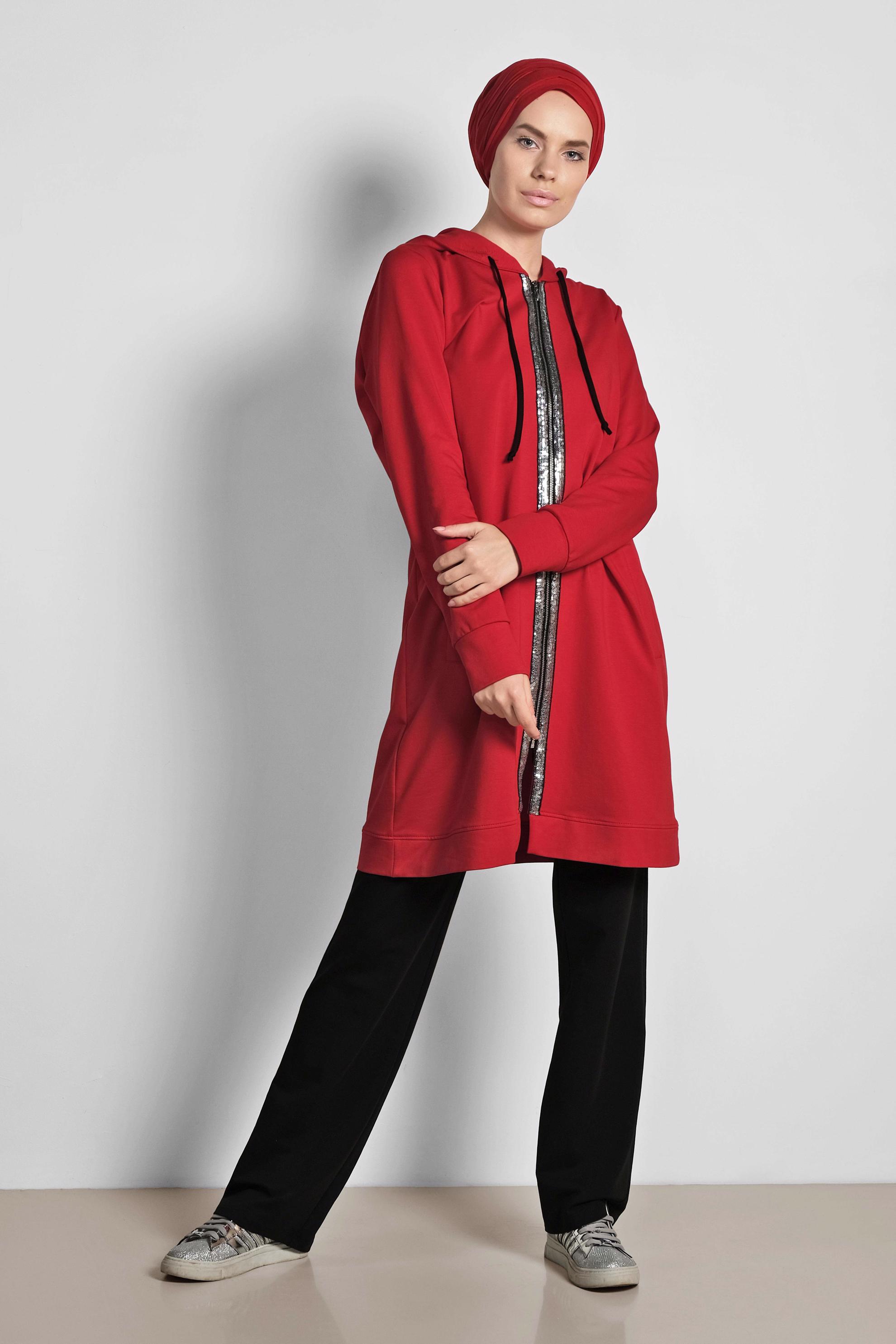 Hijab clothing RED 4205 MARİSS 2&prime;Lİ PANT.EŞF.TAKIM 38/46 TEK40