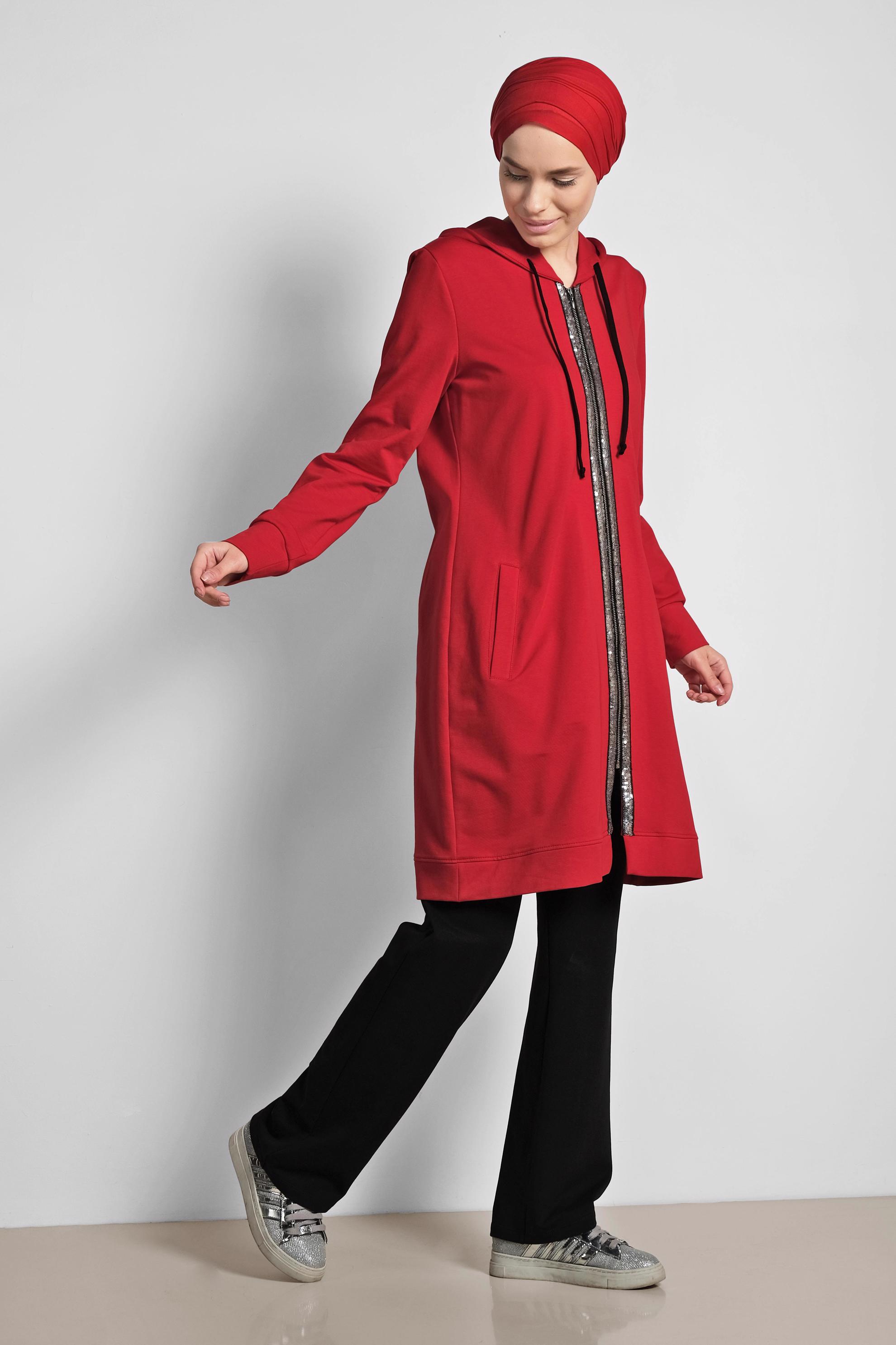 Hijab clothing RED 4205 MARİSS 2&prime;Lİ PANT.EŞF.TAKIM 38/46 TEK40