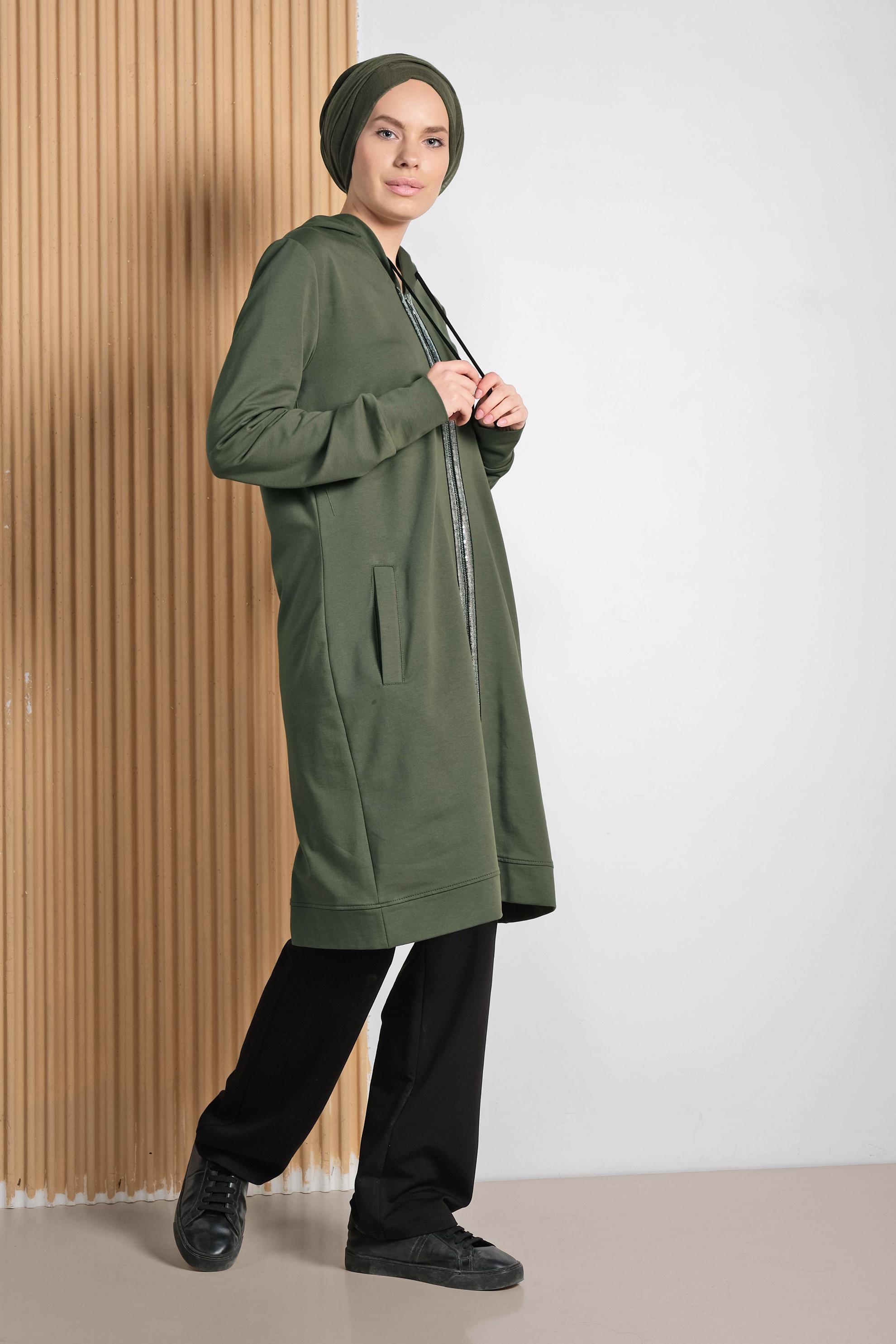 Hijab clothing KHAKI 4205 MARİSS 2&prime;Lİ PANT.EŞF.TAKIM 38/46 TEK40