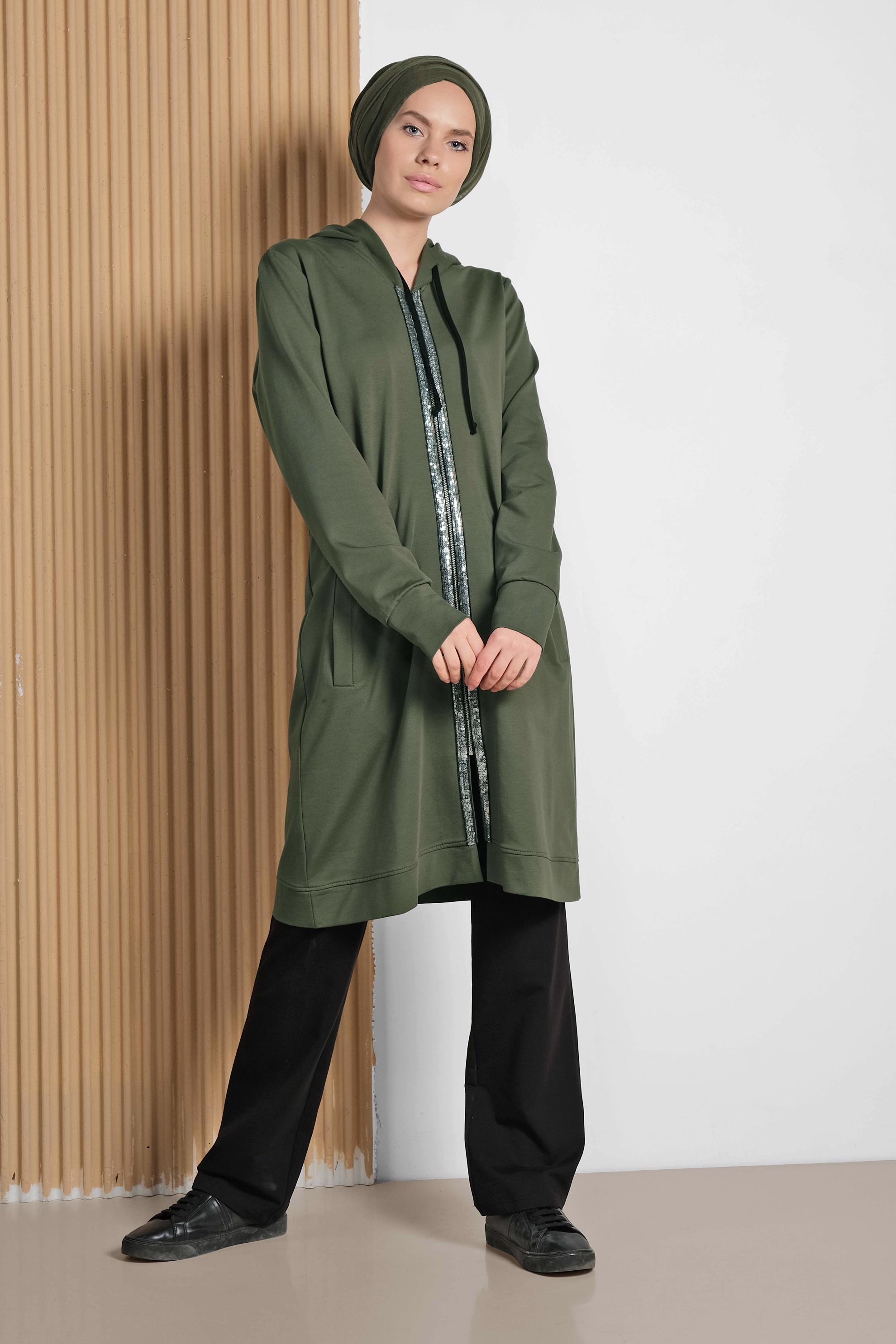 Hijab clothing KHAKI 4205 MARİSS 2&prime;Lİ PANT.EŞF.TAKIM 38/46 TEK40