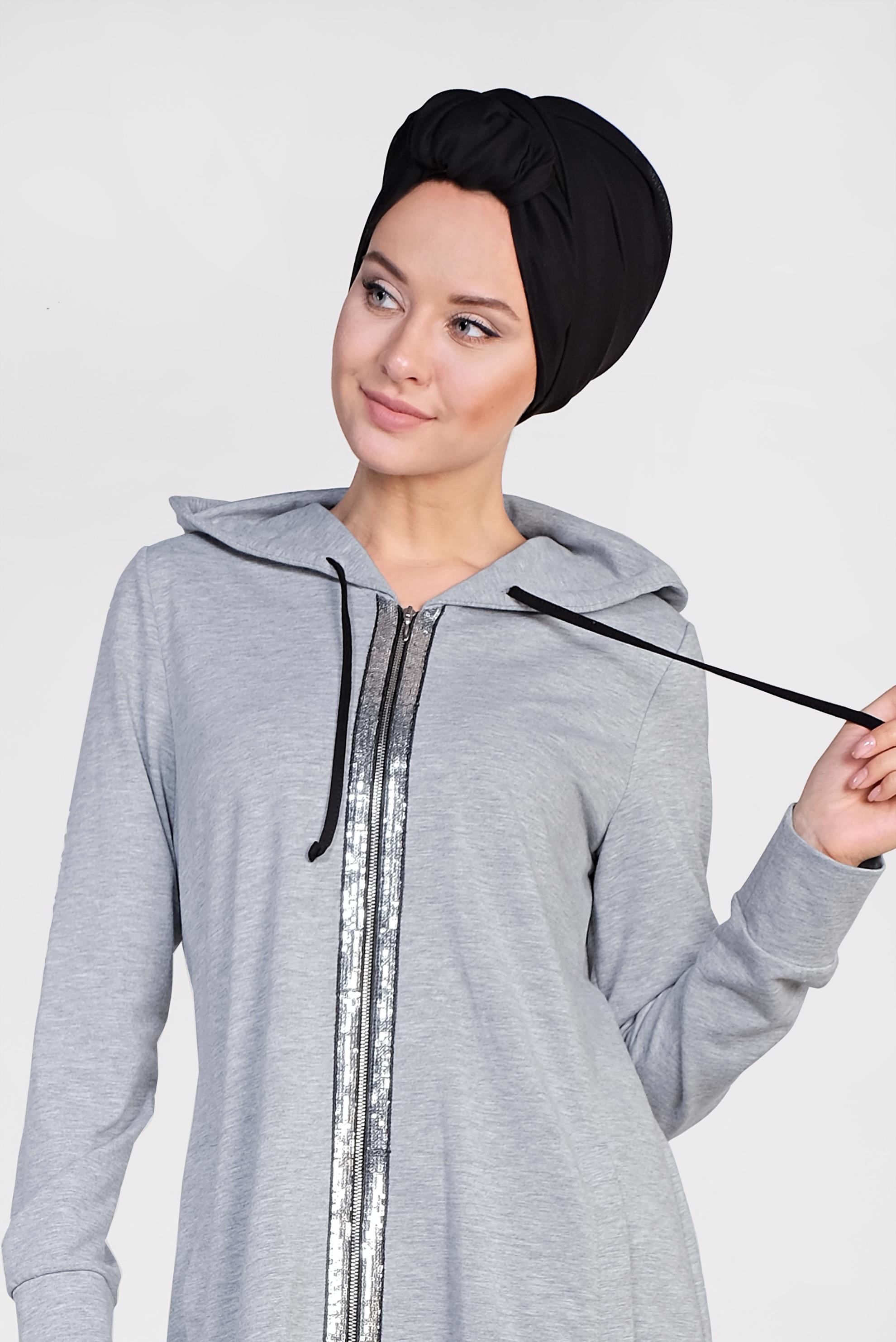 Hijab clothing GREY 4205 MARİSS 2′Lİ PANT.EŞF.TAKIM 38/46 TEK40