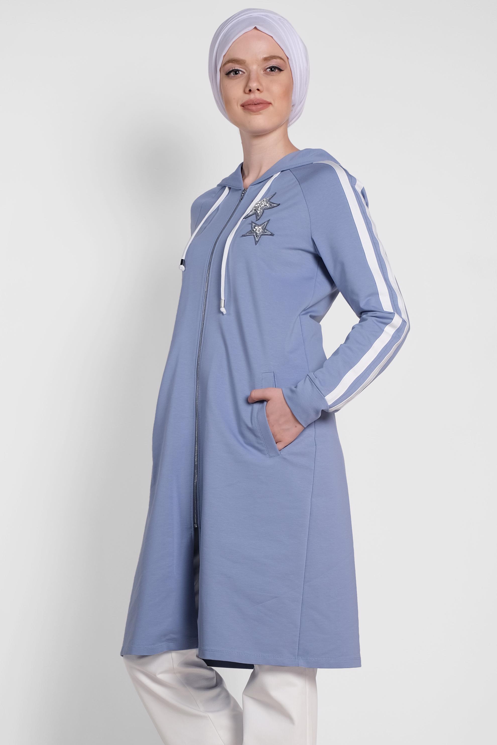 Hijab clothing BLUE 4272 MARİSS 2&prime;Lİ PANT.EŞF.TAKIM 38/44 TEK40