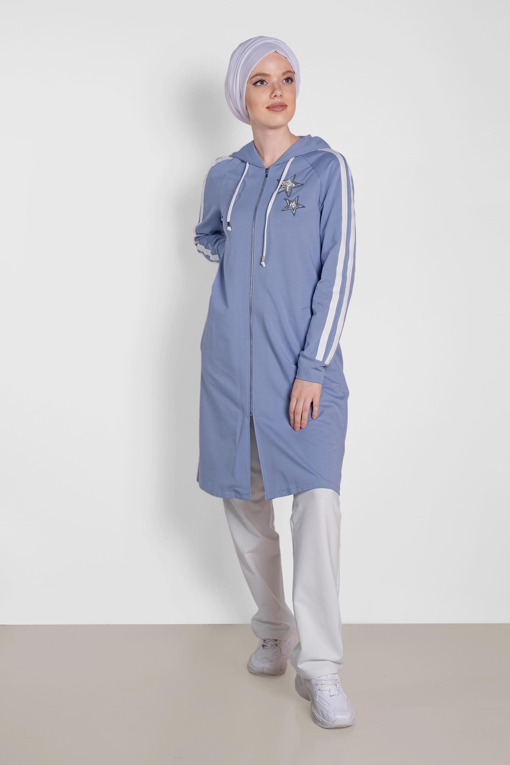 Hijab clothing BLUE 4272 MARİSS 2&prime;Lİ PANT.EŞF.TAKIM 38/44 TEK40