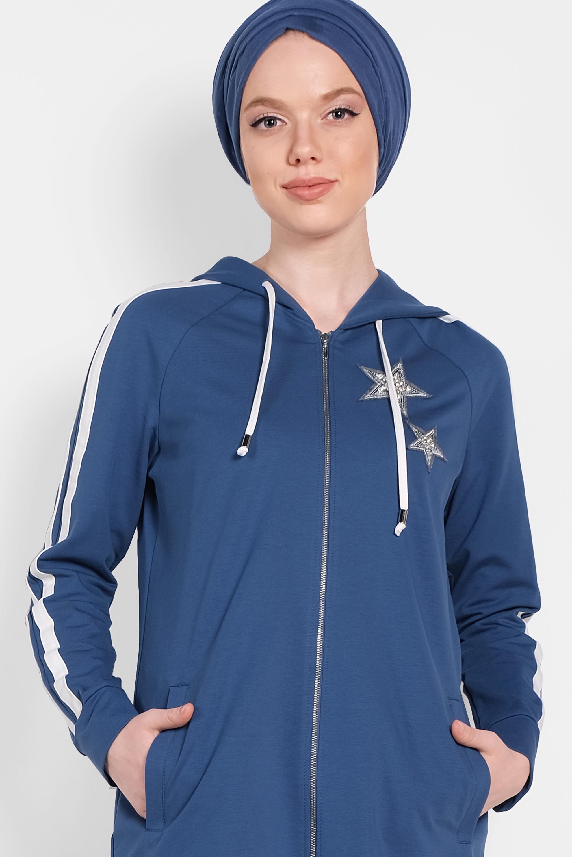 Hijab clothing NAVY BLUE 4272 MARİSS 2&prime;Lİ PANT.EŞF.TAKIM 38/44 TEK40