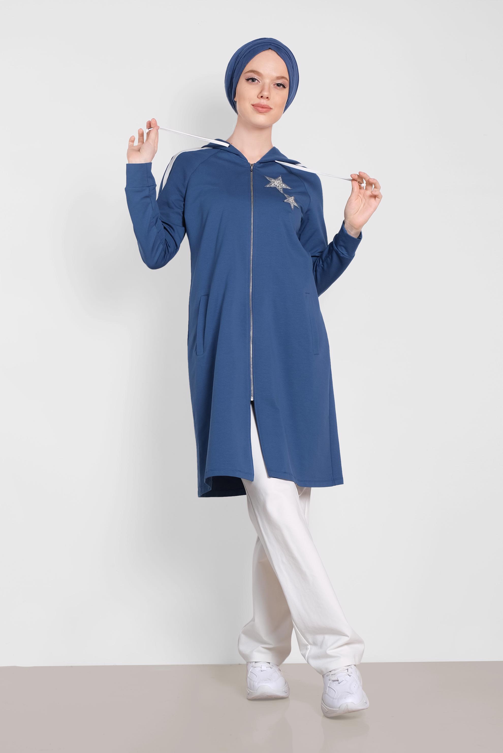 Hijab clothing NAVY BLUE 4272 MARİSS 2&prime;Lİ PANT.EŞF.TAKIM 38/44 TEK40