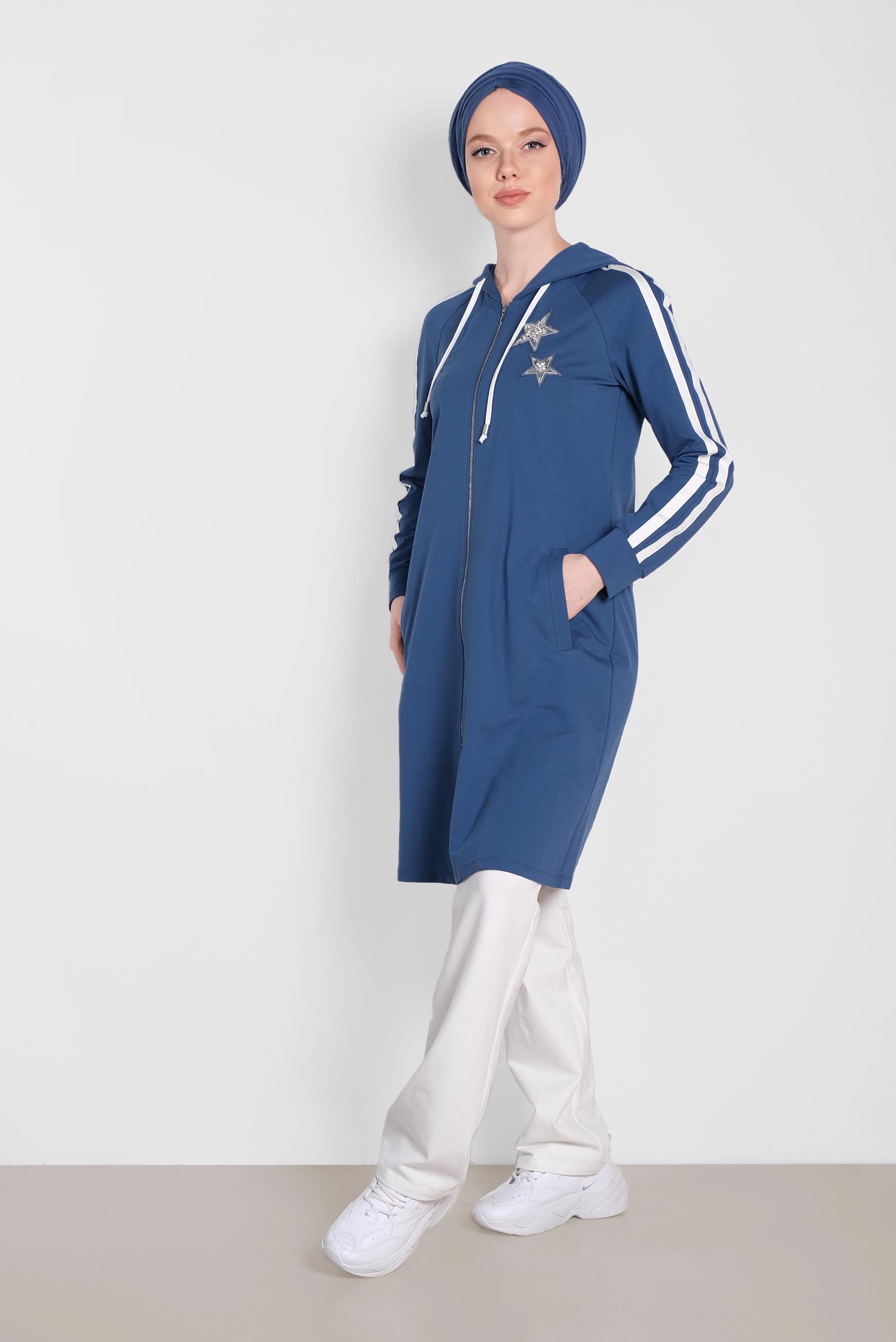 Hijab clothing NAVY BLUE 4272 MARİSS 2&prime;Lİ PANT.EŞF.TAKIM 38/44 TEK40